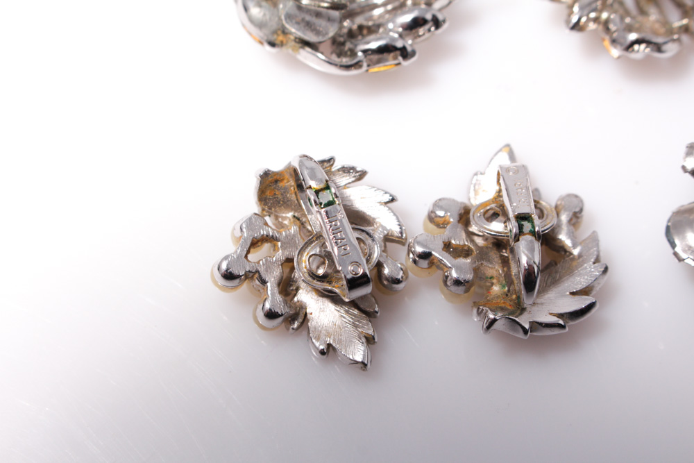 Vintage Costume Jewelry Featuring Trifari