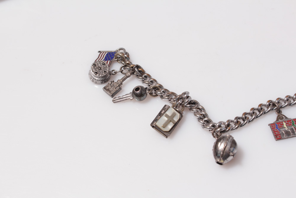 Sterling Silver Charm Bracelet