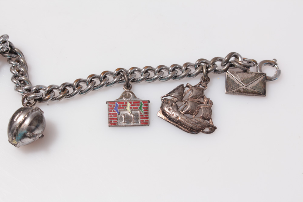 Sterling Silver Charm Bracelet