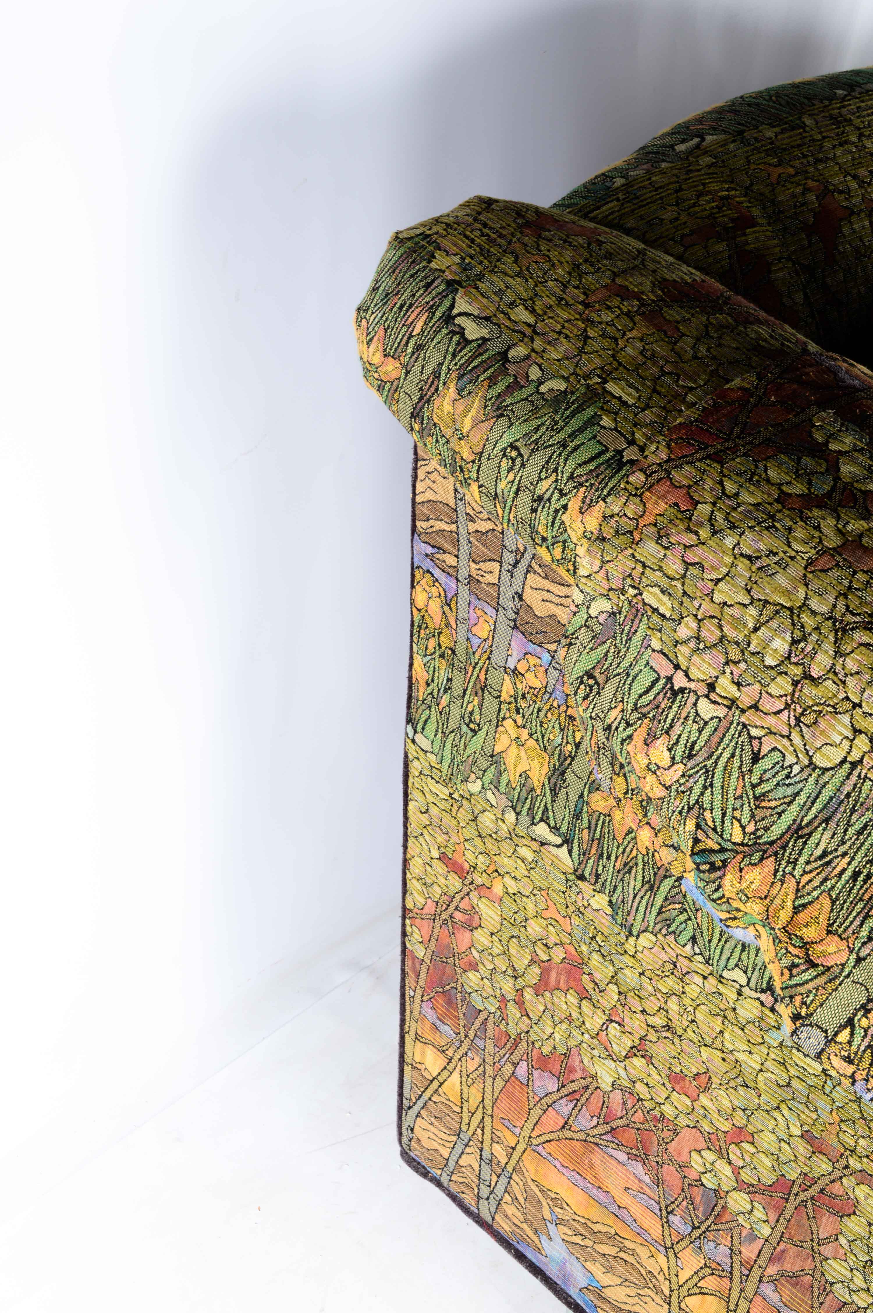 Contemporary Tiffany Glass Inspired Sofa by Woodmark