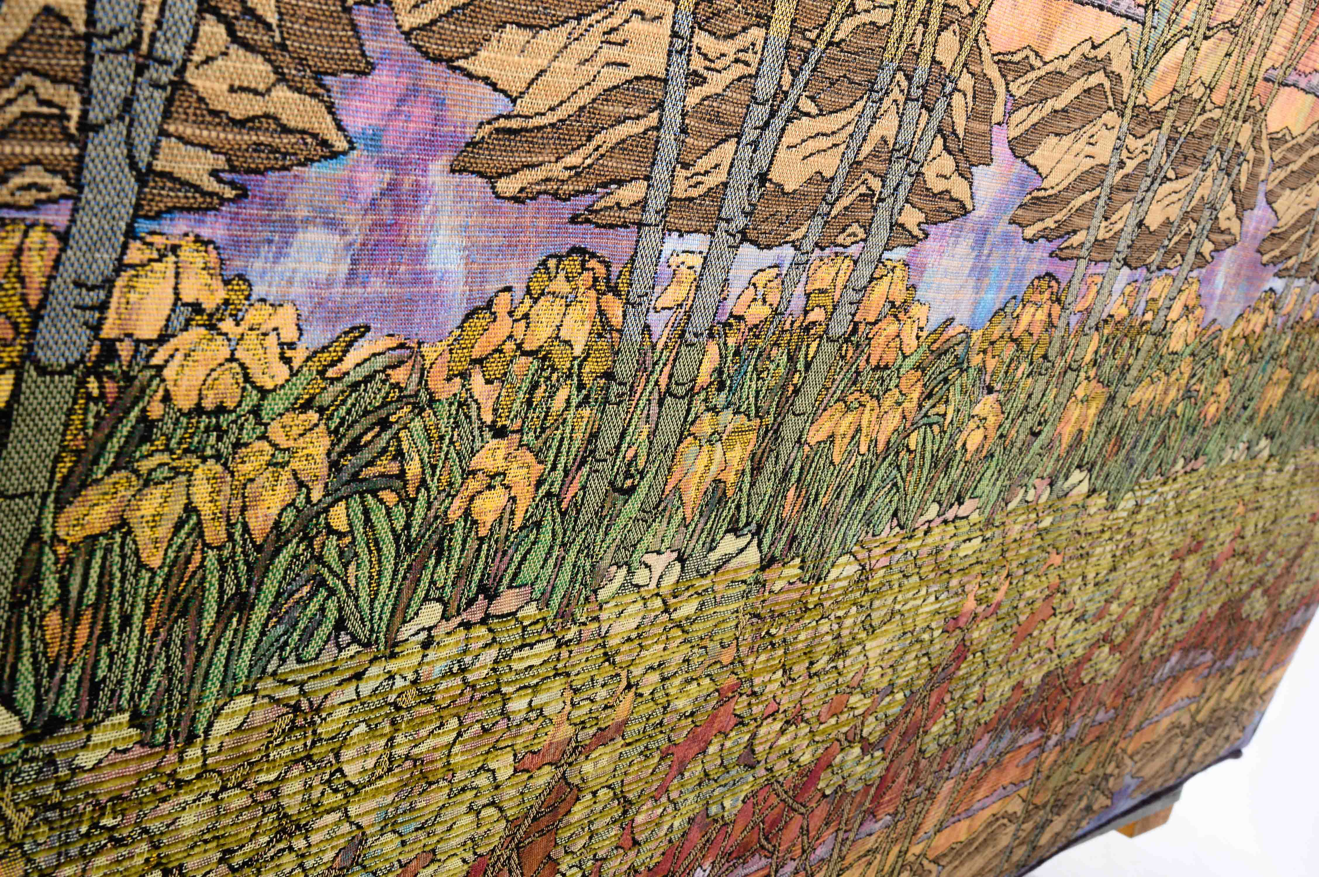 Contemporary Tiffany Glass Inspired Sofa by Woodmark