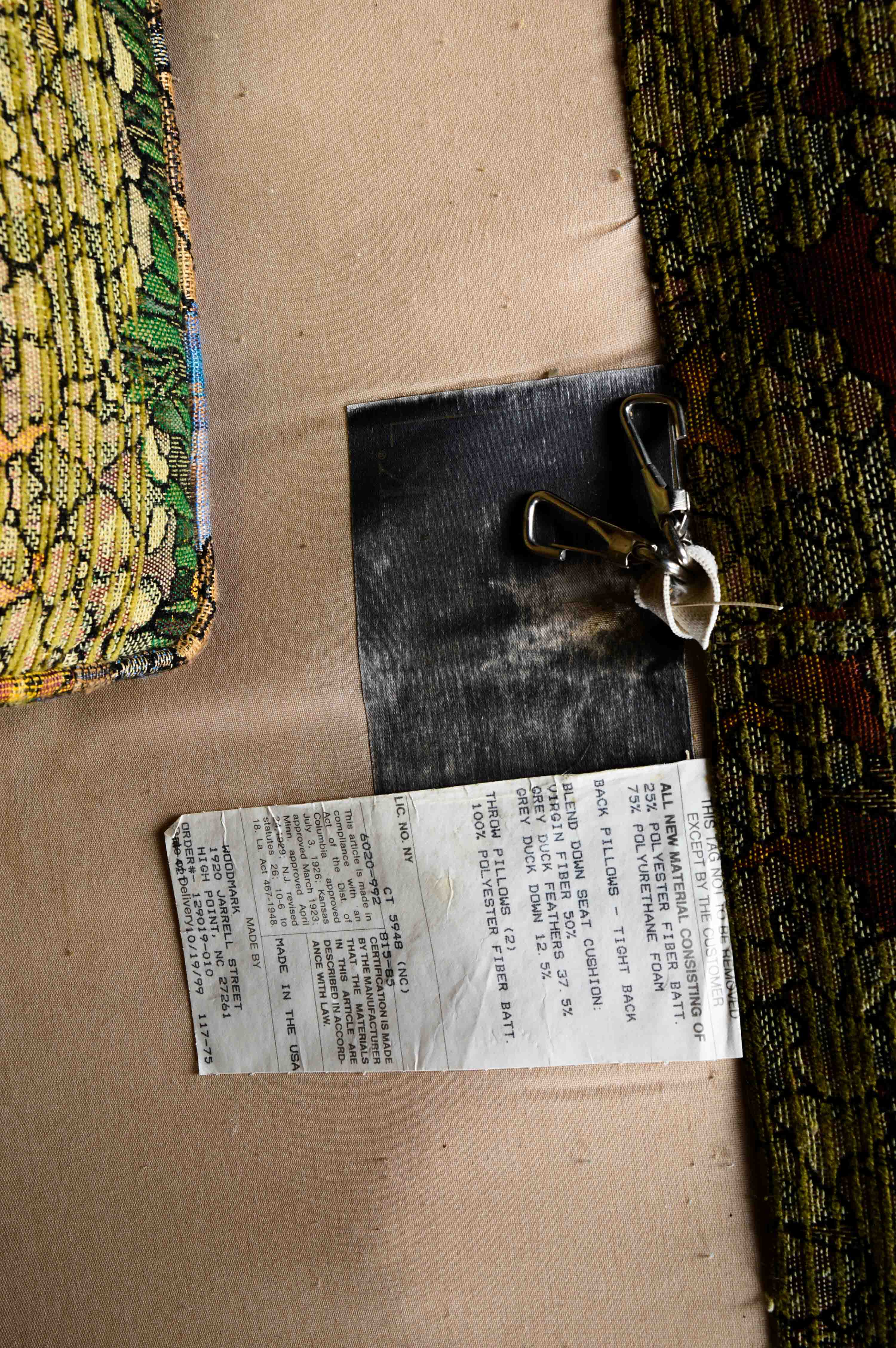 Contemporary Tiffany Glass Inspired Sofa by Woodmark