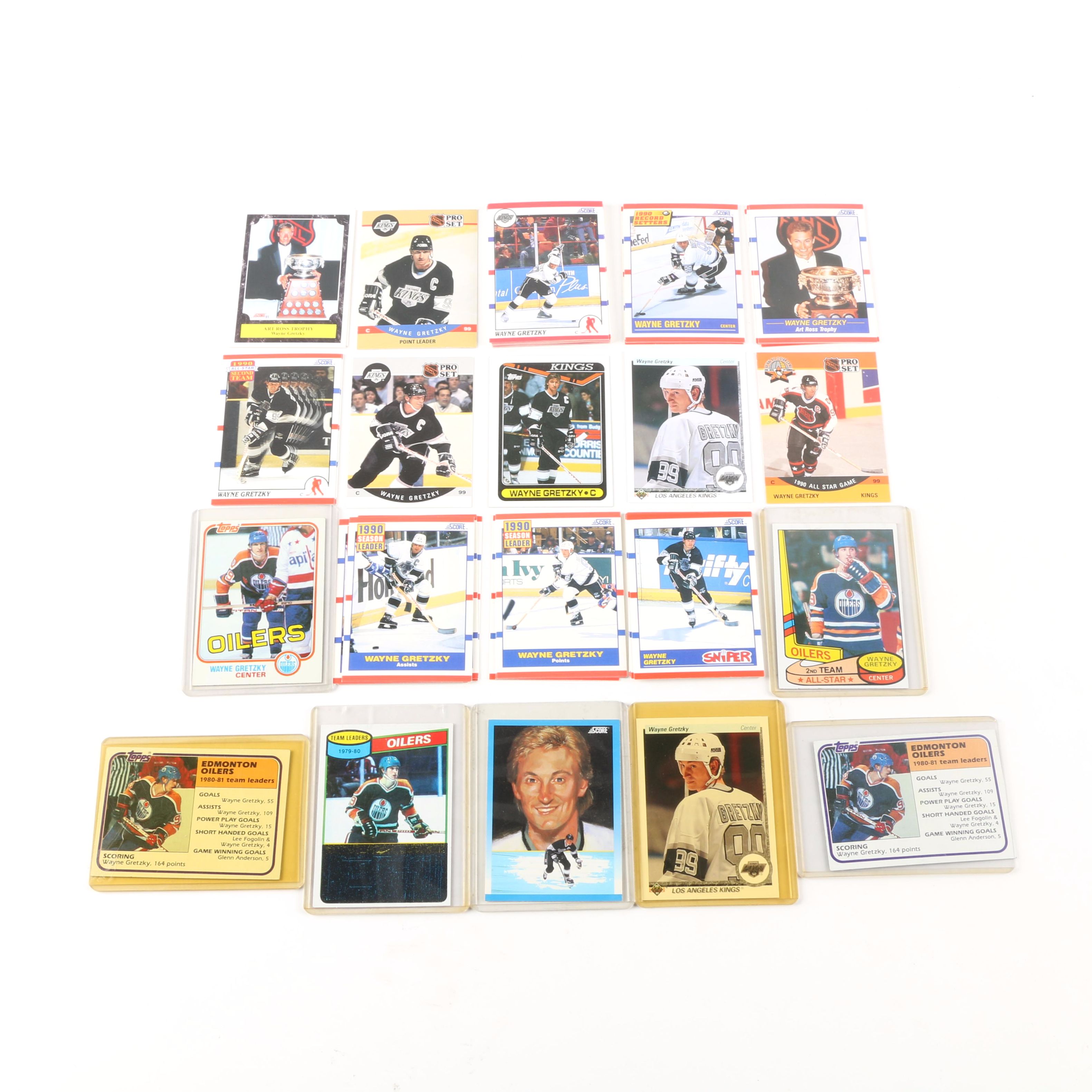 Collection of Wayne Gretzky Hockey Cards