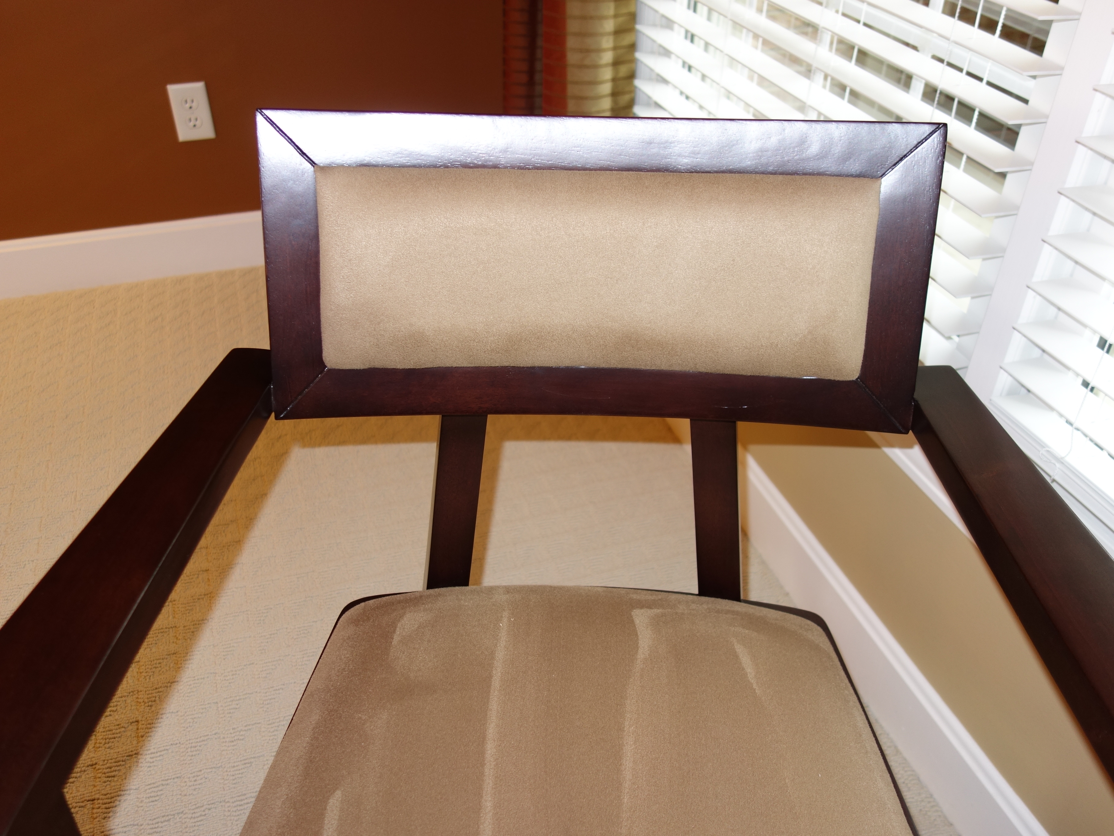 "Bancroft" Dining Table and Eight Chairs by Brownstone Furniture