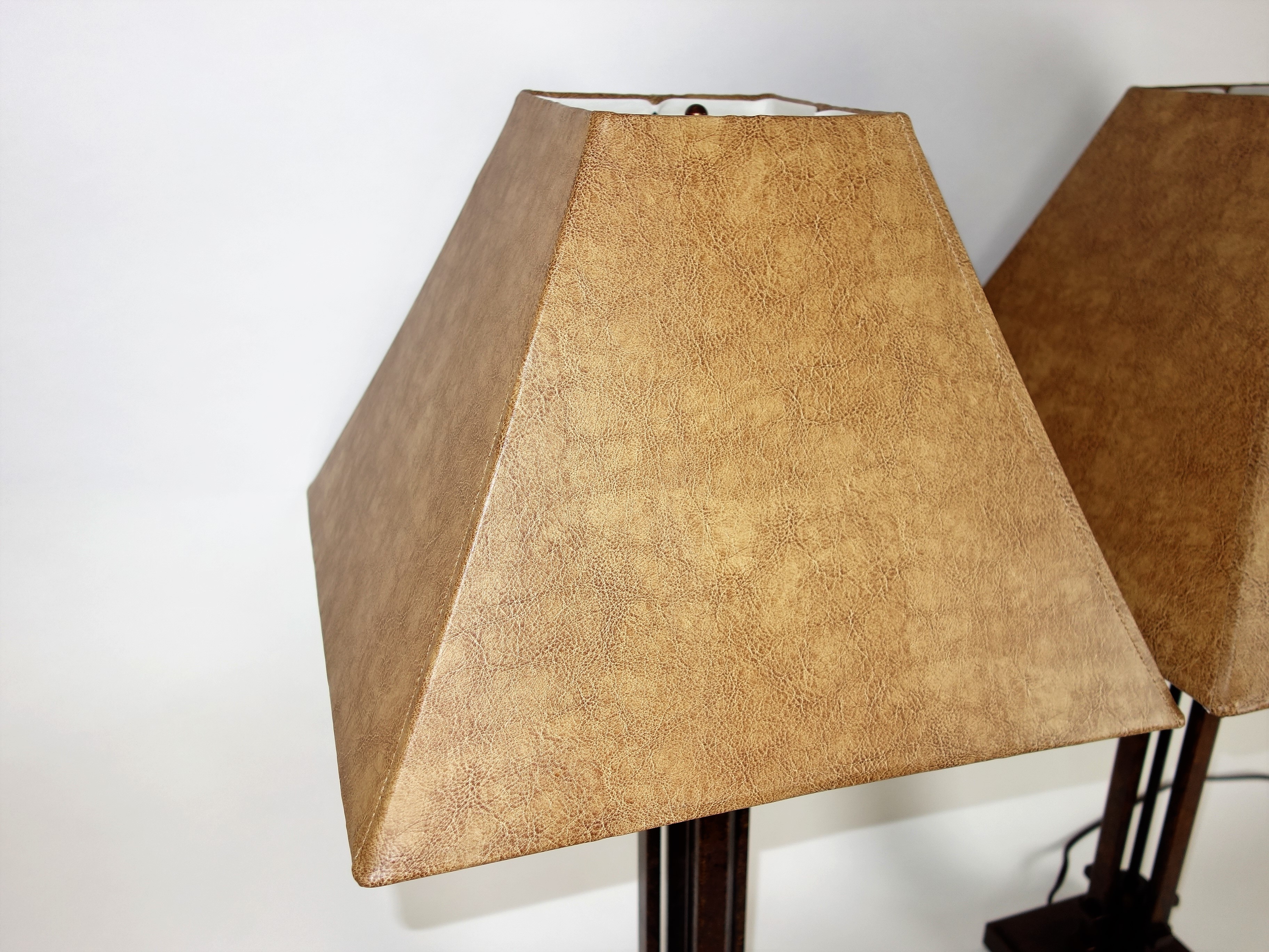 Contemporary Arhaus Matching Table Lamps