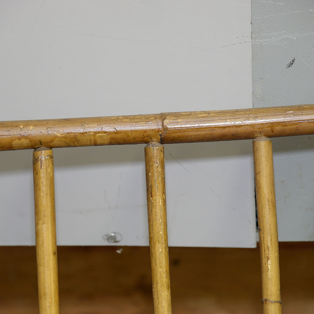 Vintage Paul Frankl Style Bamboo Arm Chair Frame