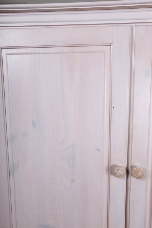 Whitewashed Pine Media Center