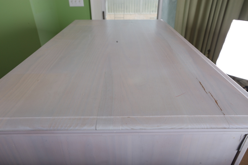 Whitewashed Pine Media Center