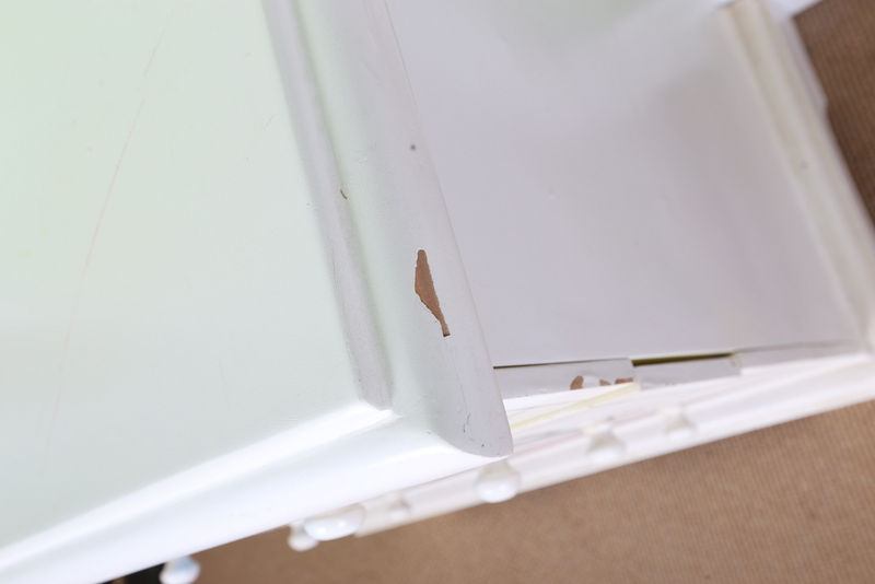 Painted Coastal Theme Chest of Drawers