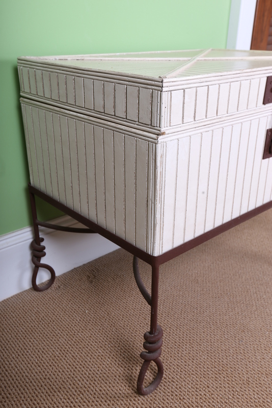Coastal Style Wooden Storage Trunk
