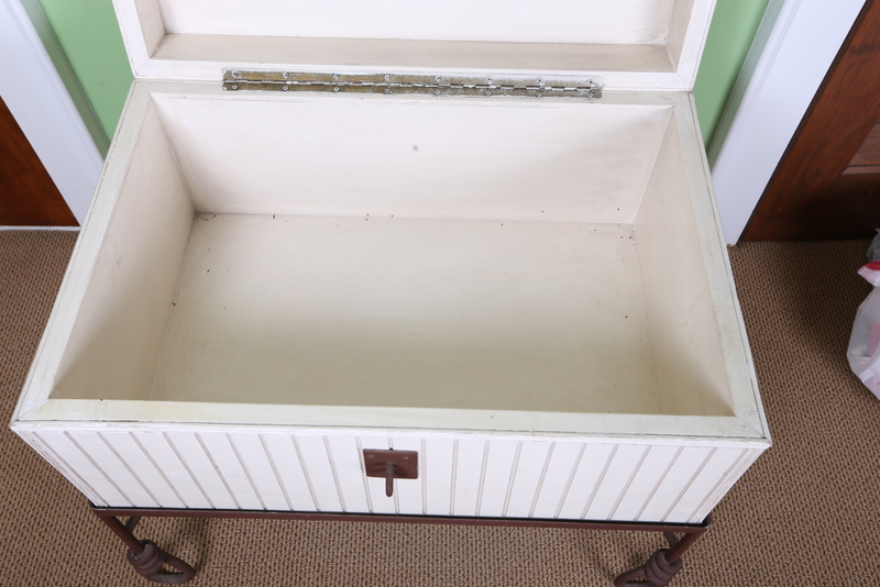 Coastal Style Wooden Storage Trunk