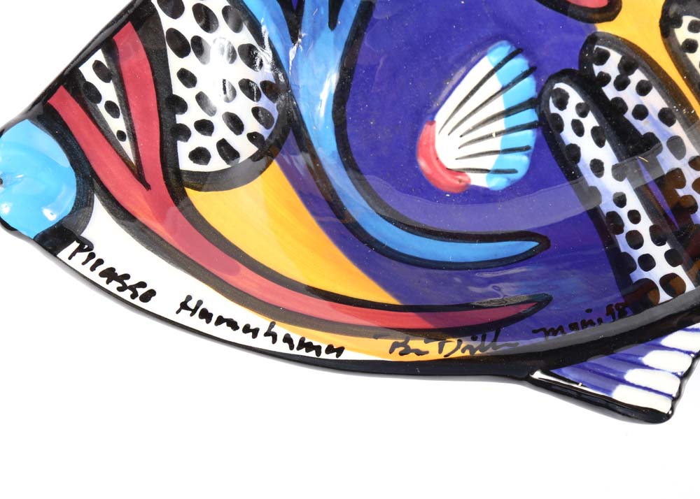 Ben Diller " Picasso Humuhumunukunukuapua'a" Nesting Platters