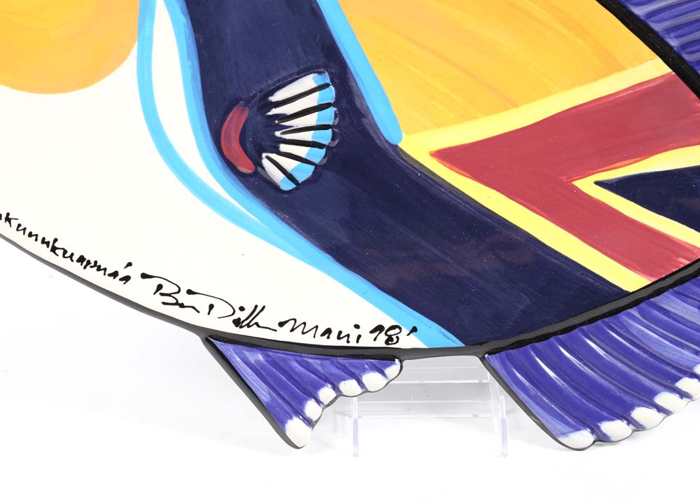 Ben Diller Large "Humuhumunukunukuapua'a" Platter