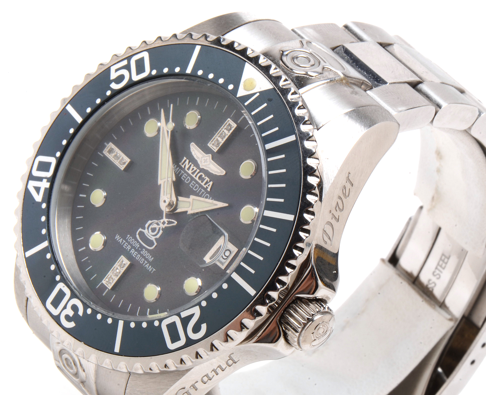 Invicta Pro Diver Model No. 22023 Limited Edition Diamond Watch