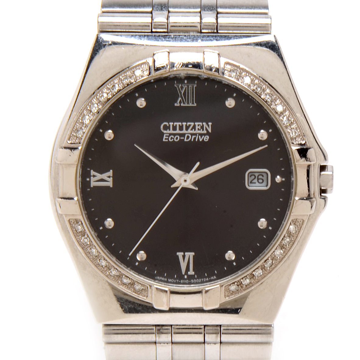 Citizen Eco-Drive Diamond Stainless Steel Watch