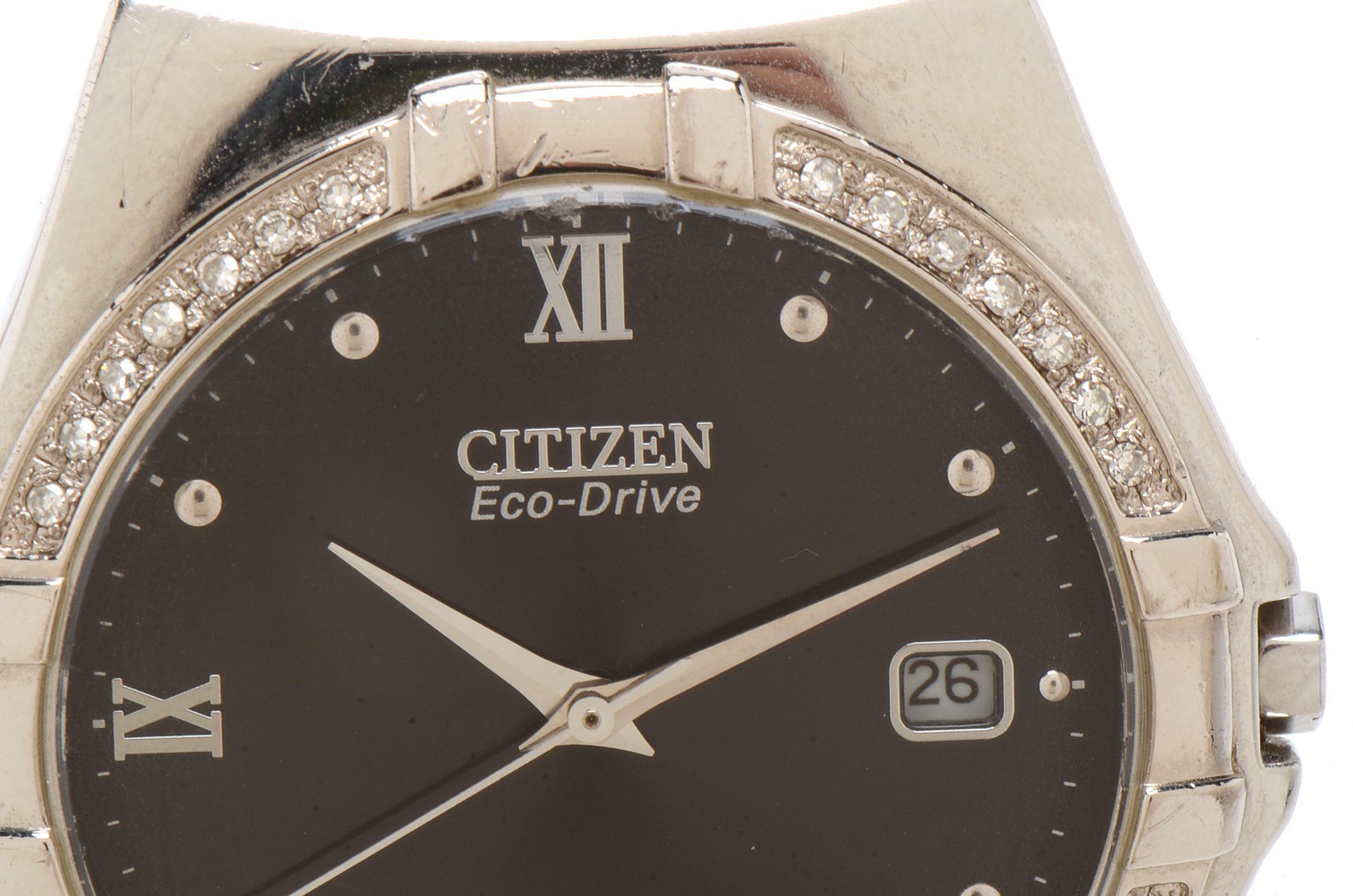 Citizen Eco-Drive Diamond Stainless Steel Watch