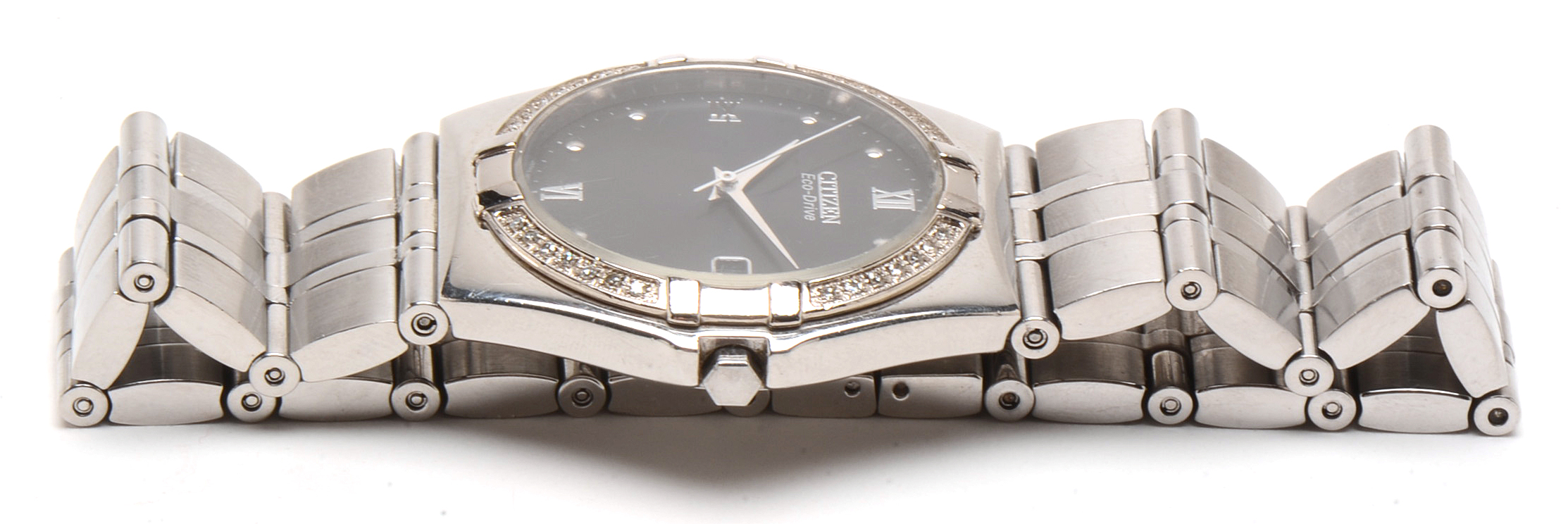 Citizen Eco-Drive Diamond Stainless Steel Watch