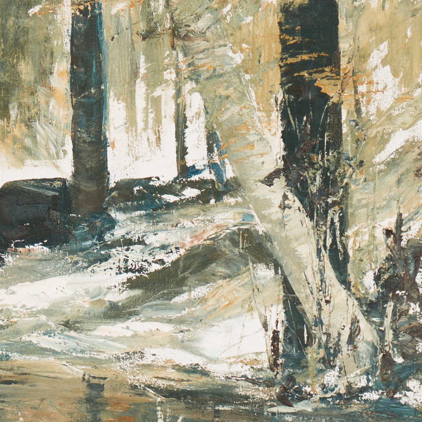 Robert Elsocht Oil Painting on Canvas "Opalescence"