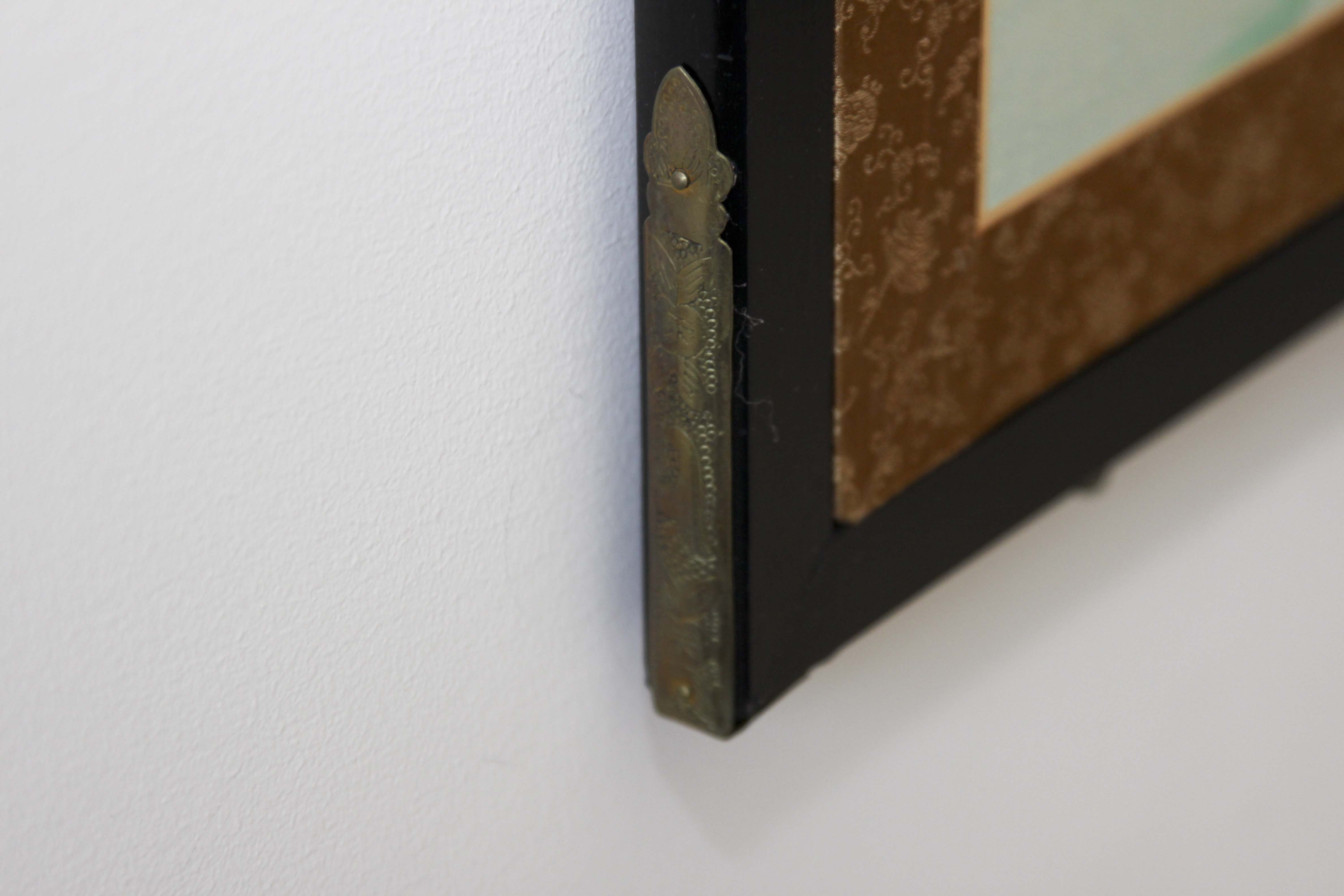 Japanese Hand Painted Wall Screen