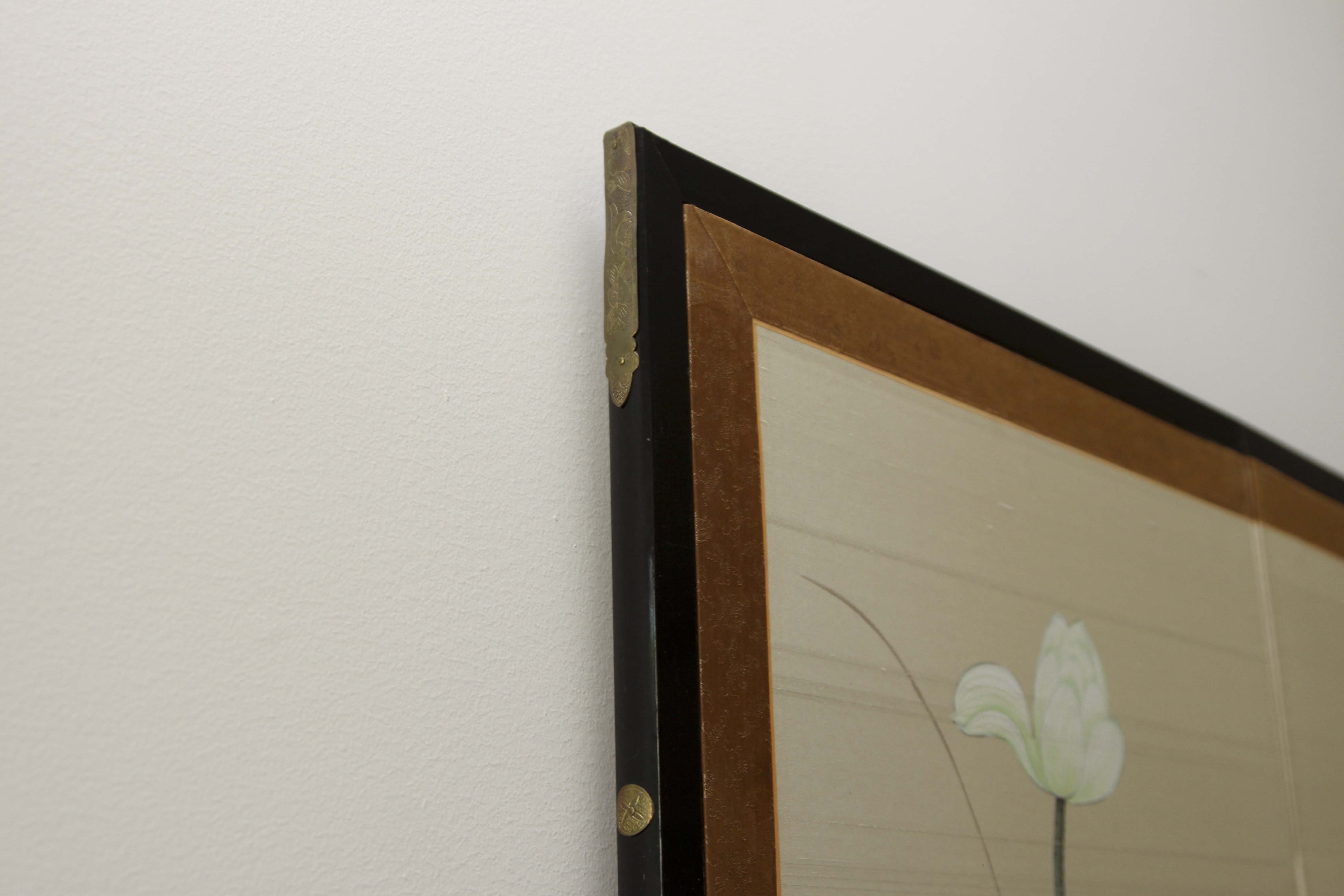 Japanese Hand Painted Wall Screen