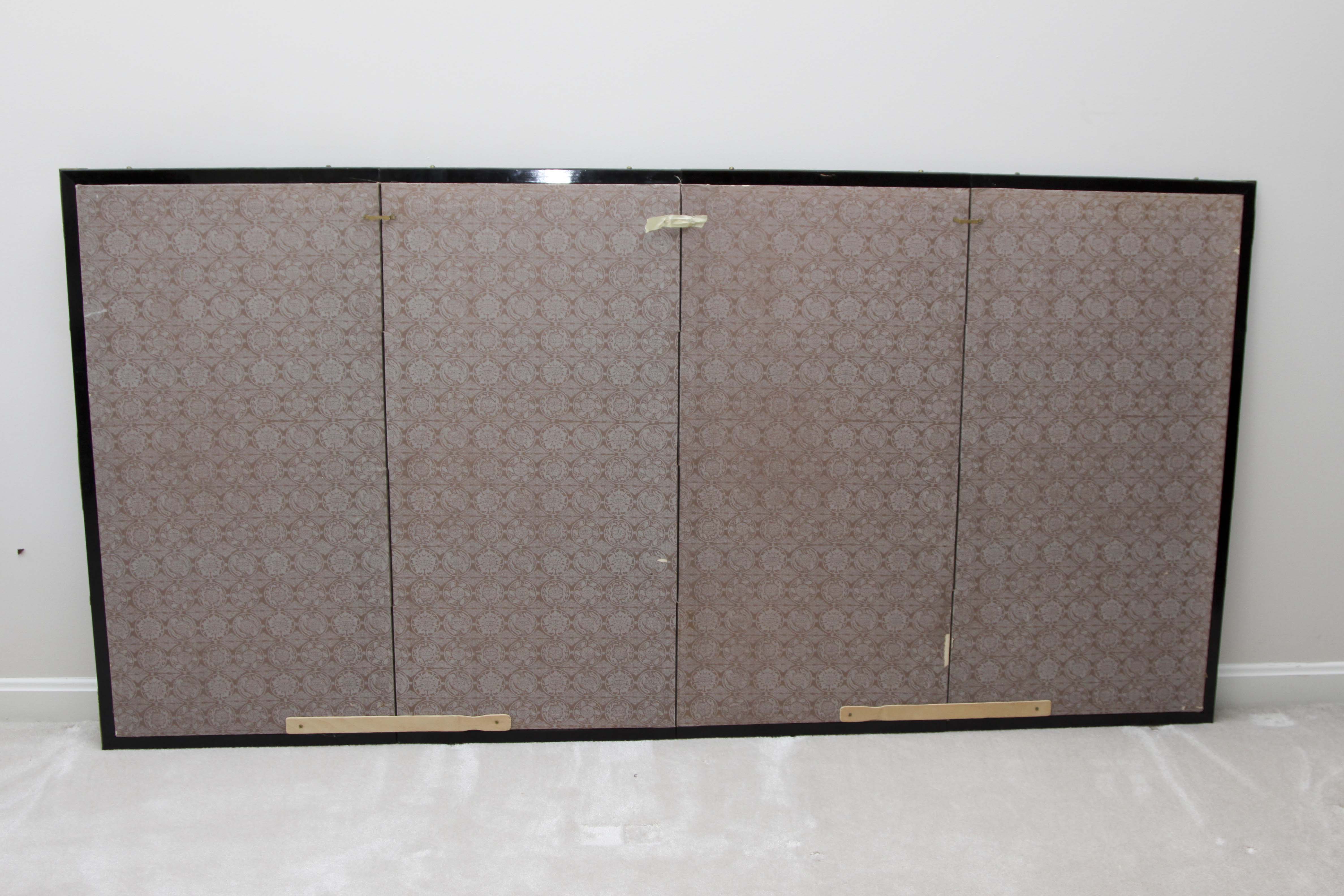 Japanese Hand Painted Wall Screen