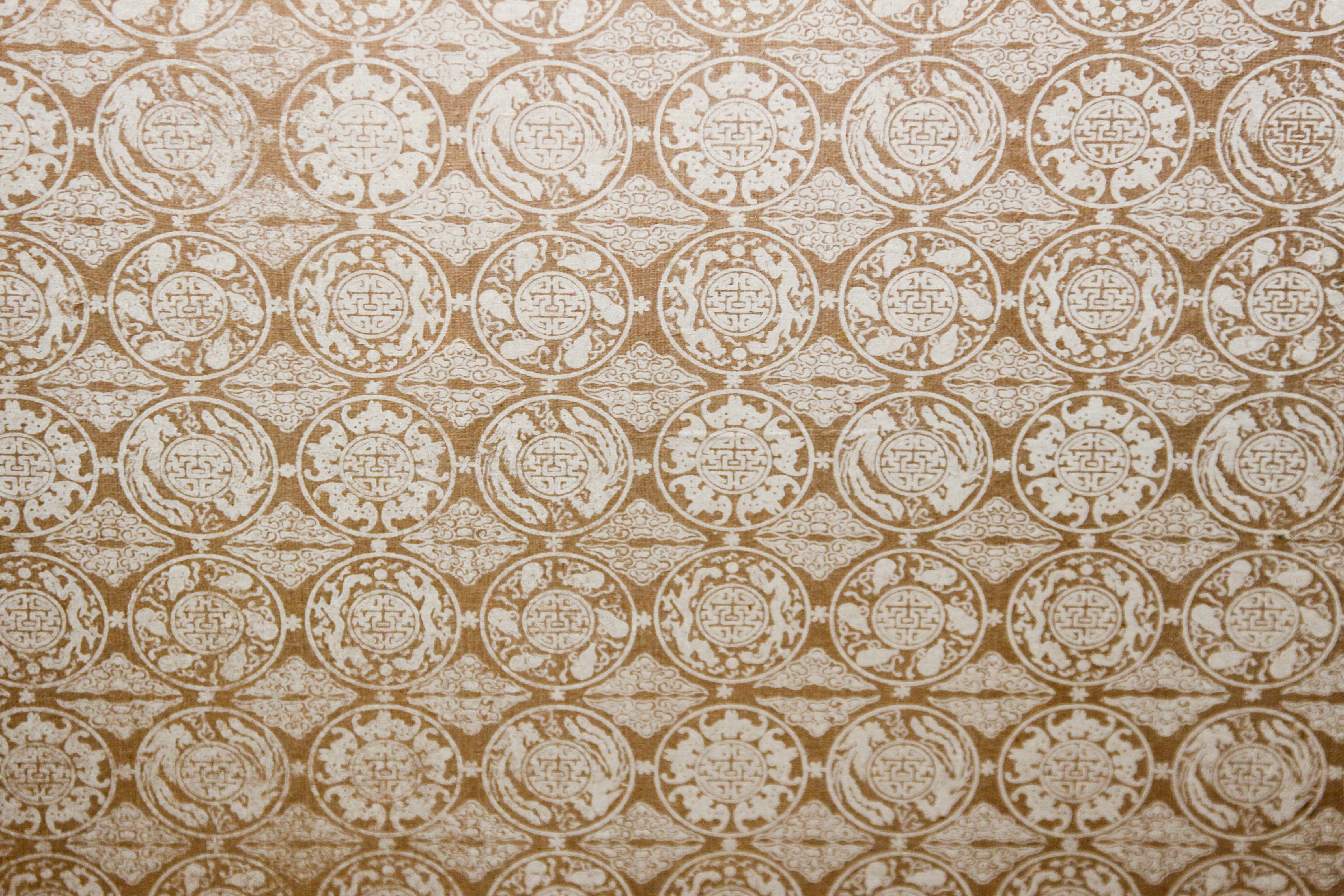 Japanese Hand Painted Wall Screen