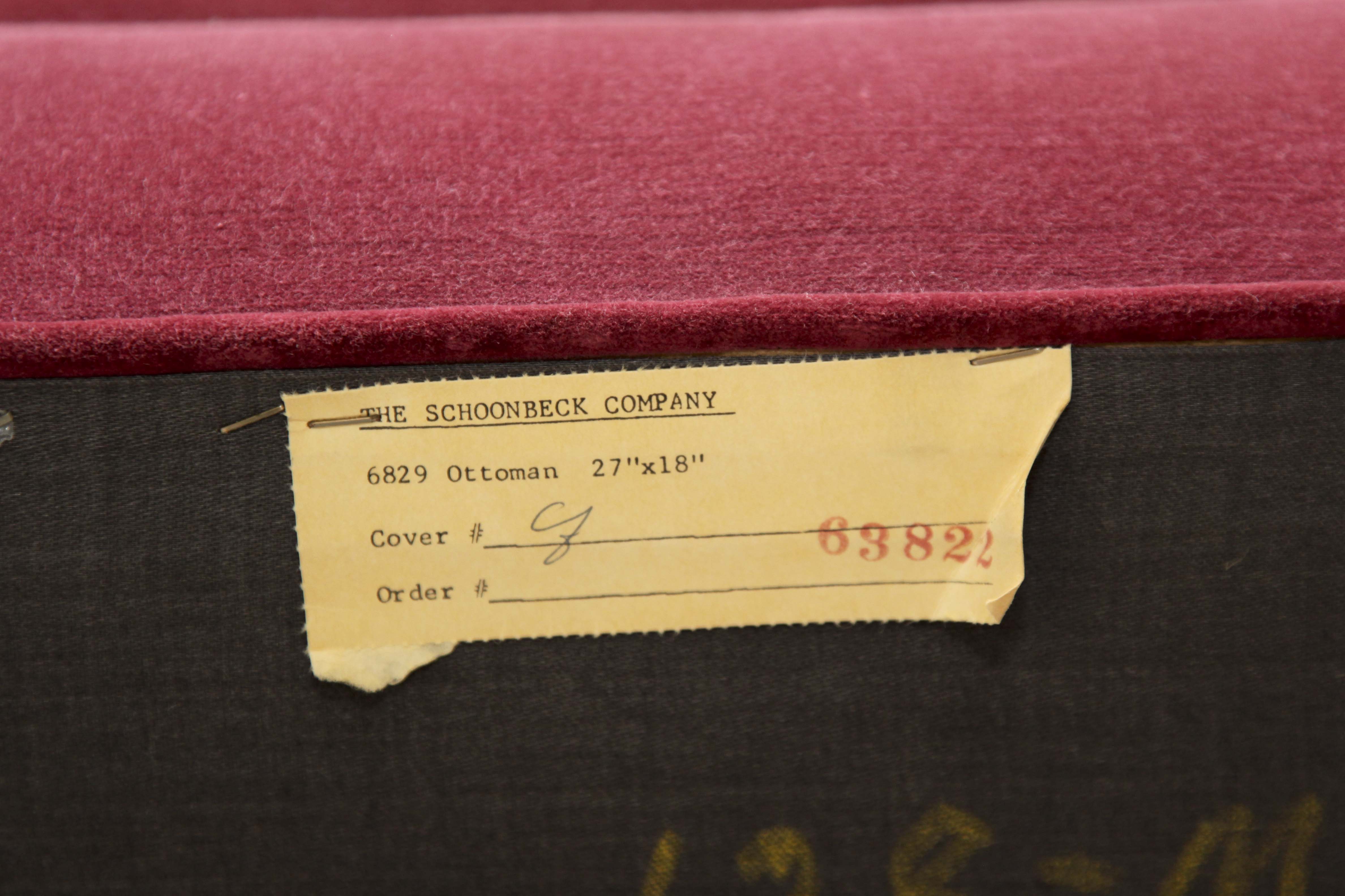 Upholstered Ottomans by Schoonbeck Co.