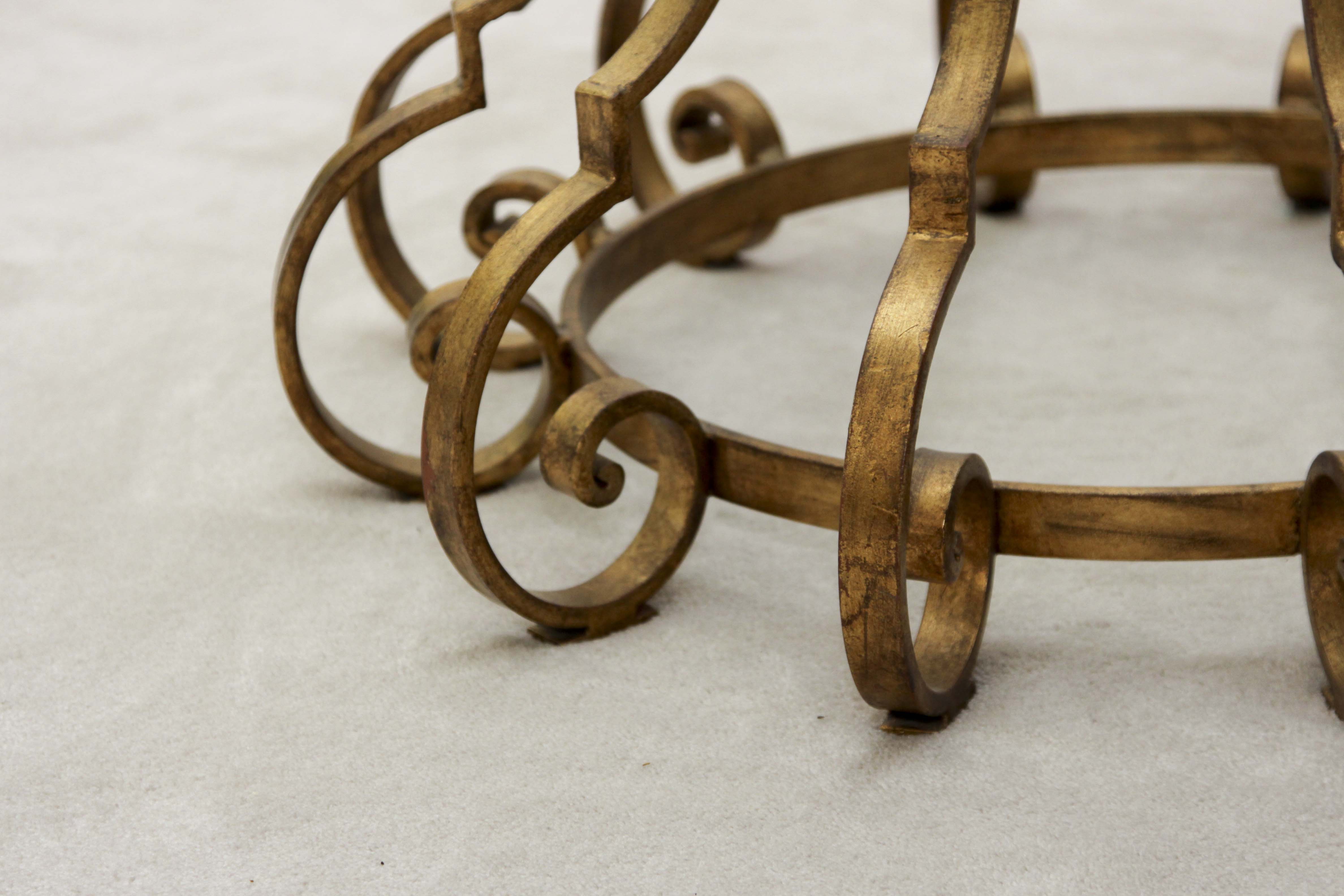 Round Glass Top Coffee Table