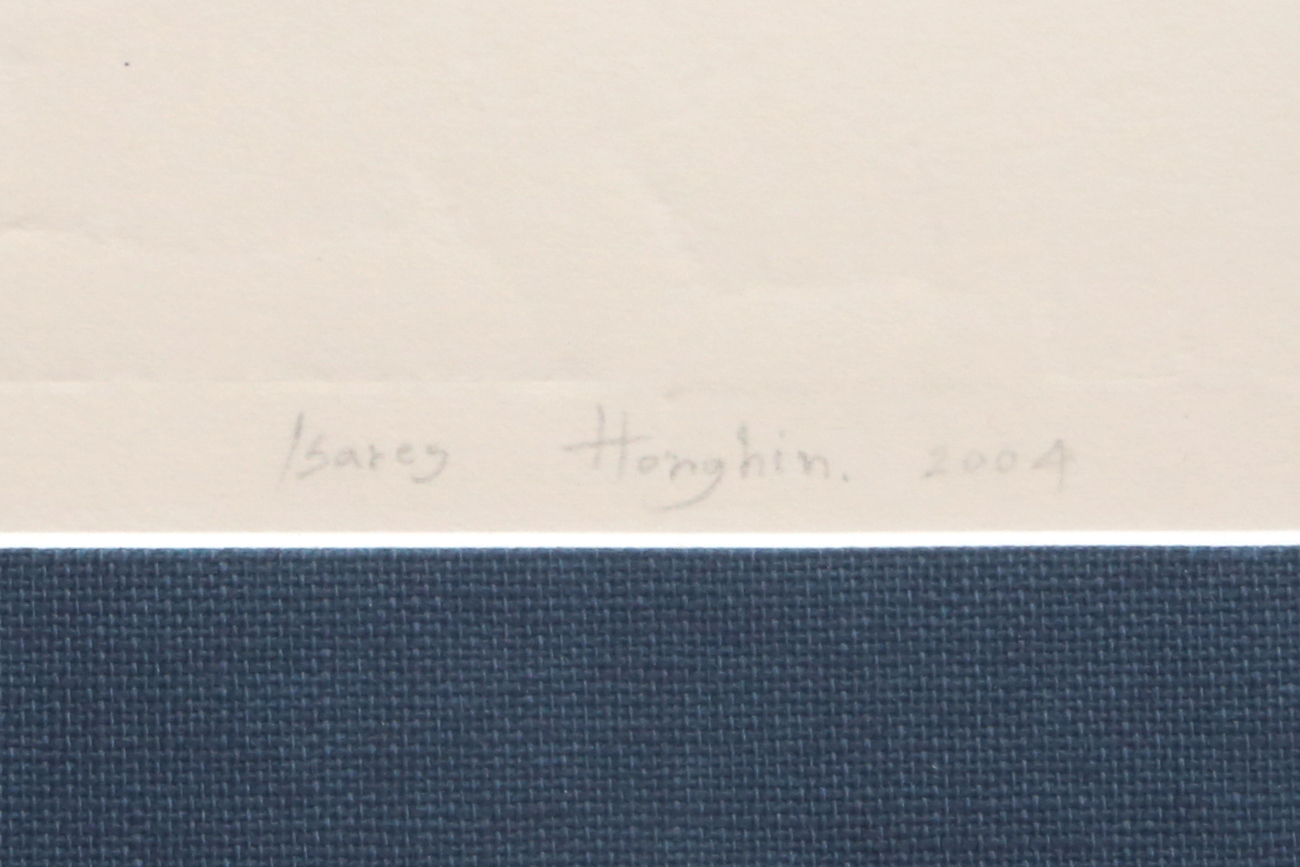 Isares Honghin Limited Edition Woodcut "Imagination From Thai Art No. 4"