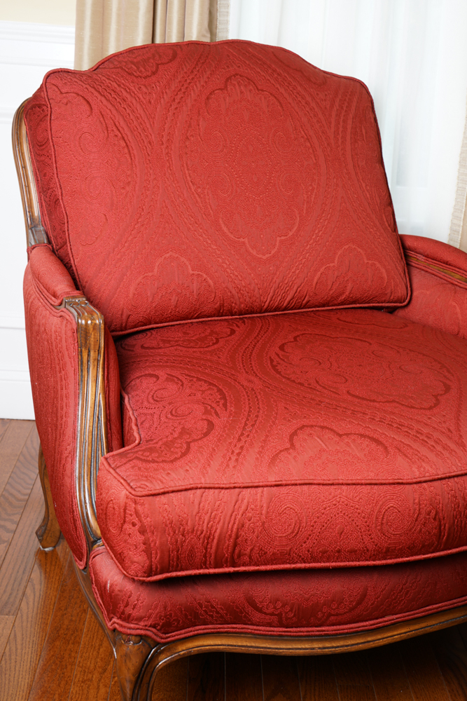 Upholstered Bergere by Ethan Allen