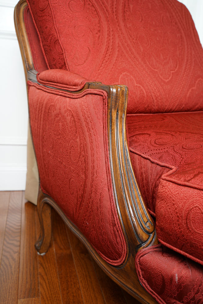 Upholstered Bergere by Ethan Allen