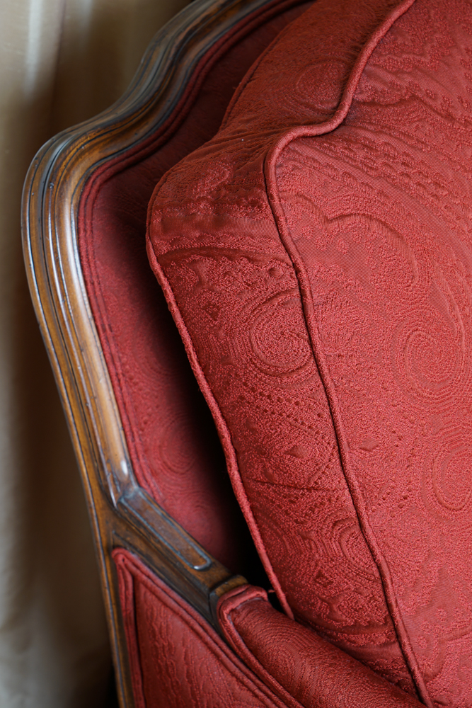 Upholstered Bergere by Ethan Allen