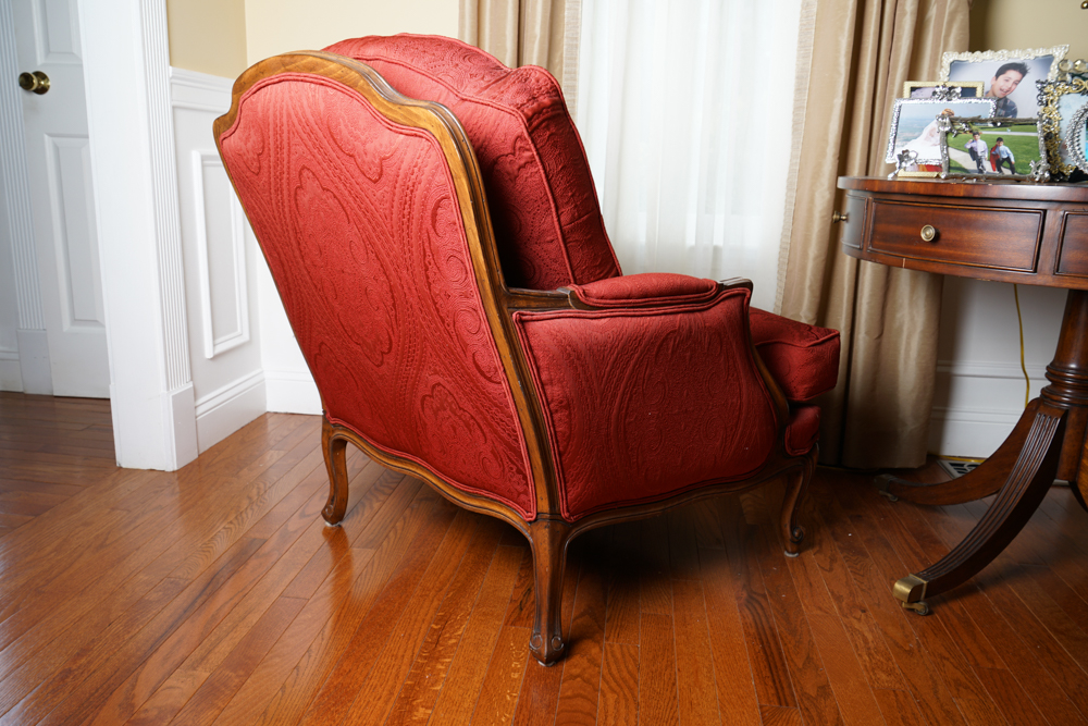 Upholstered Bergere by Ethan Allen