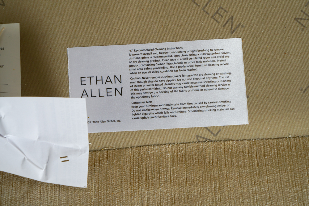 Ethan Allen Chesterfield Sofa