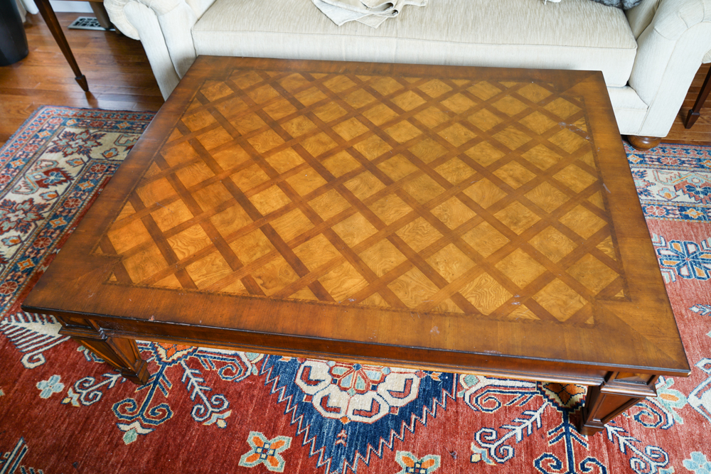 Ethan Allen Directoire Style Cocktail Table