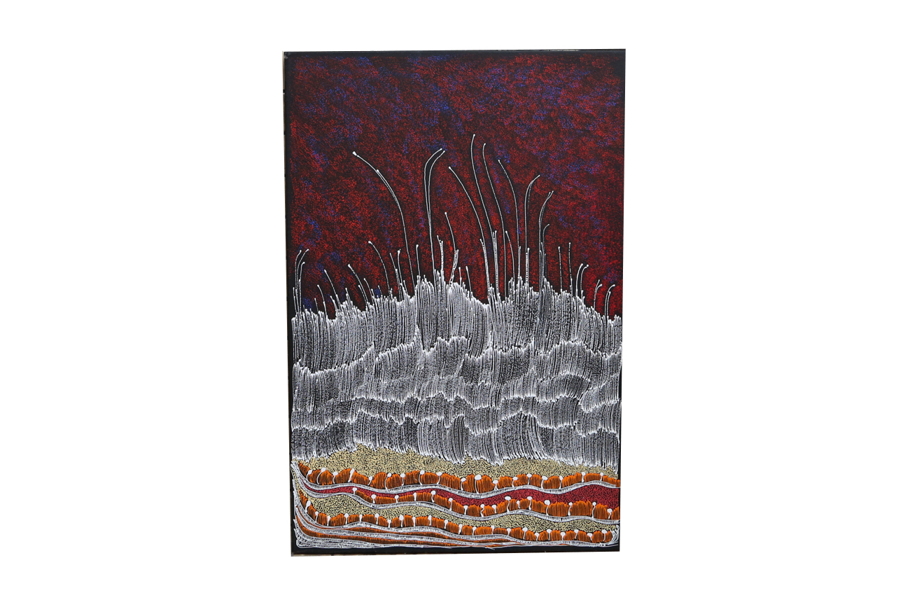 Jorna Newberry Acrylic Painting On Canvas "Warv"