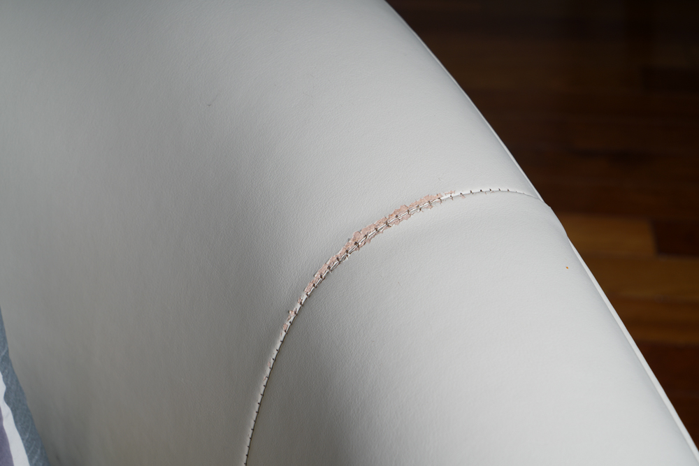 Leather Barrel Back Swivel Chair