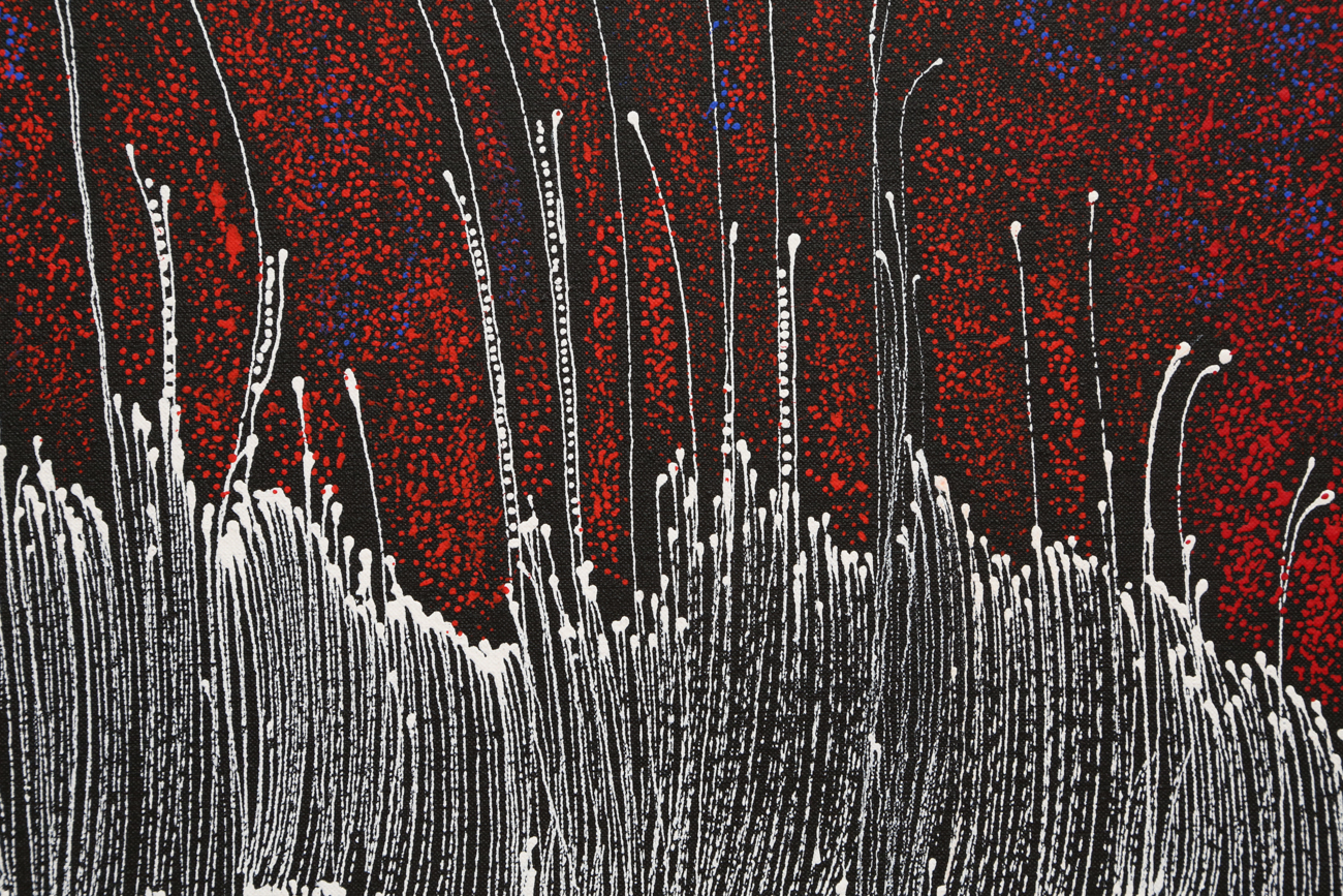 Jorna Newberry Acrylic Painting On Canvas "Warv"