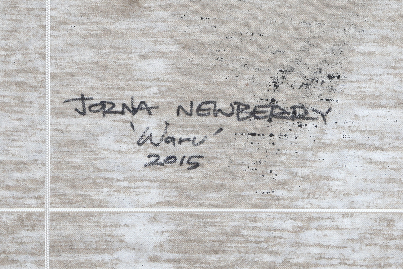 Jorna Newberry Acrylic Painting On Canvas "Warv"