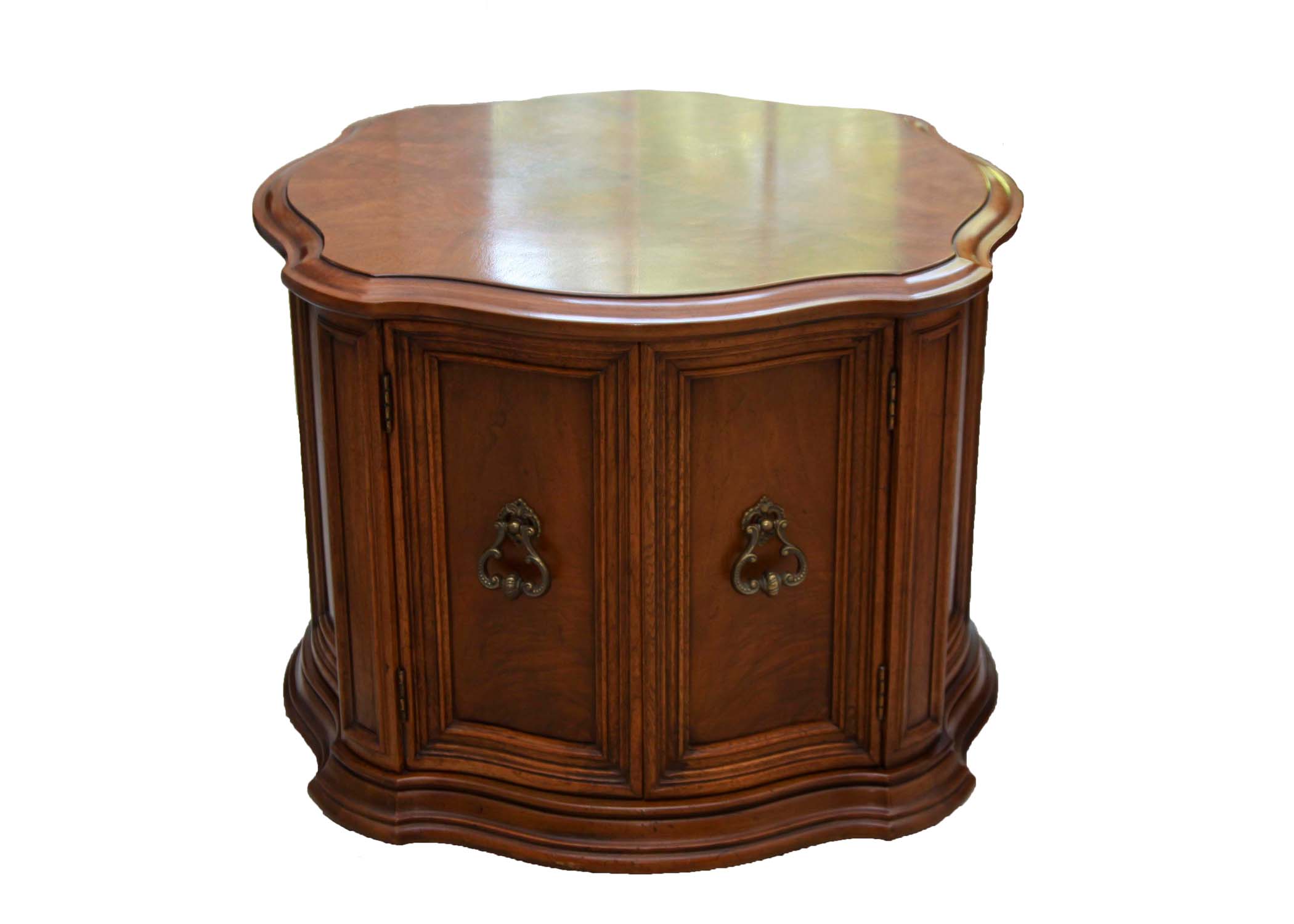 Wooden Cabinet Side Table