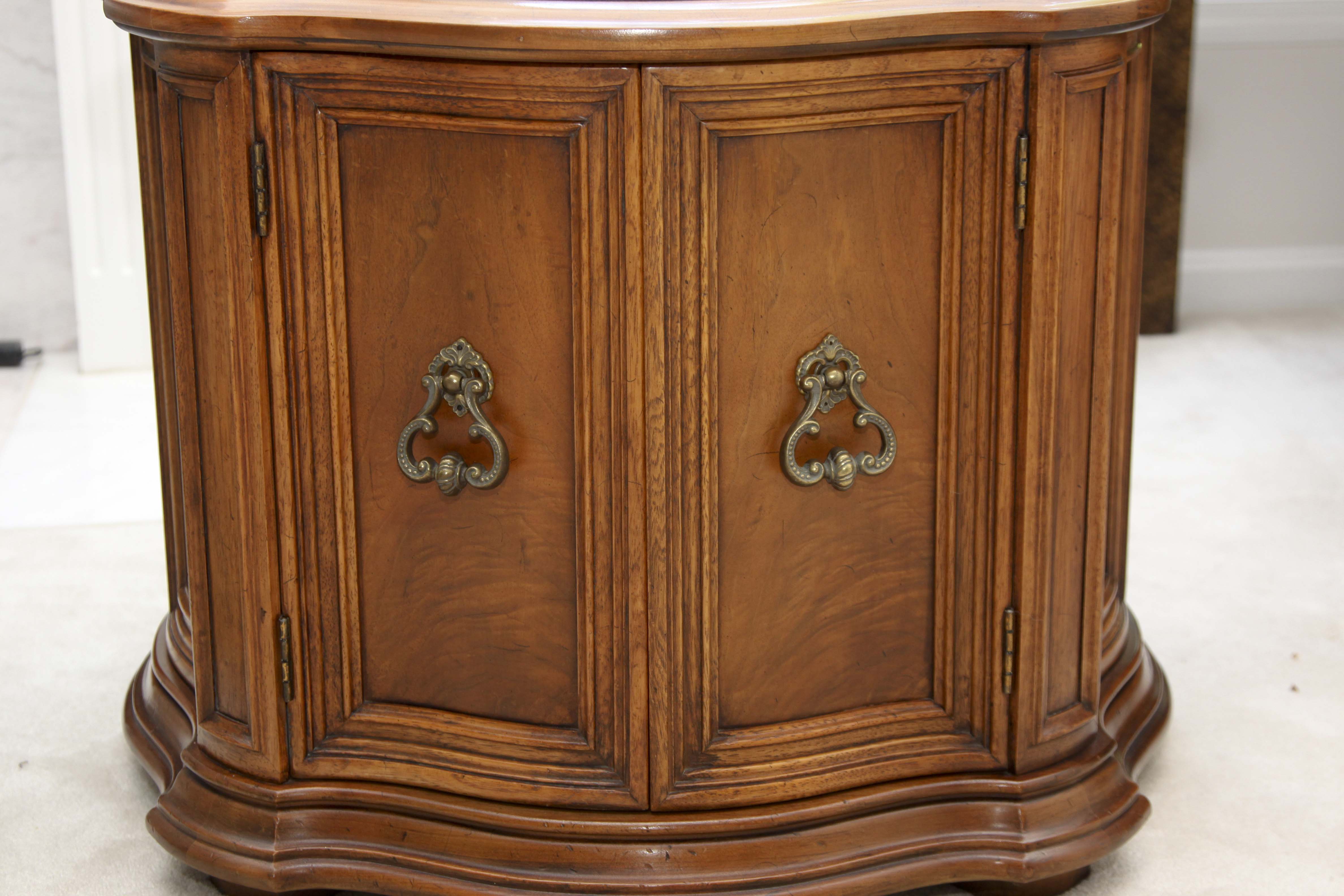 Wooden Cabinet Side Table