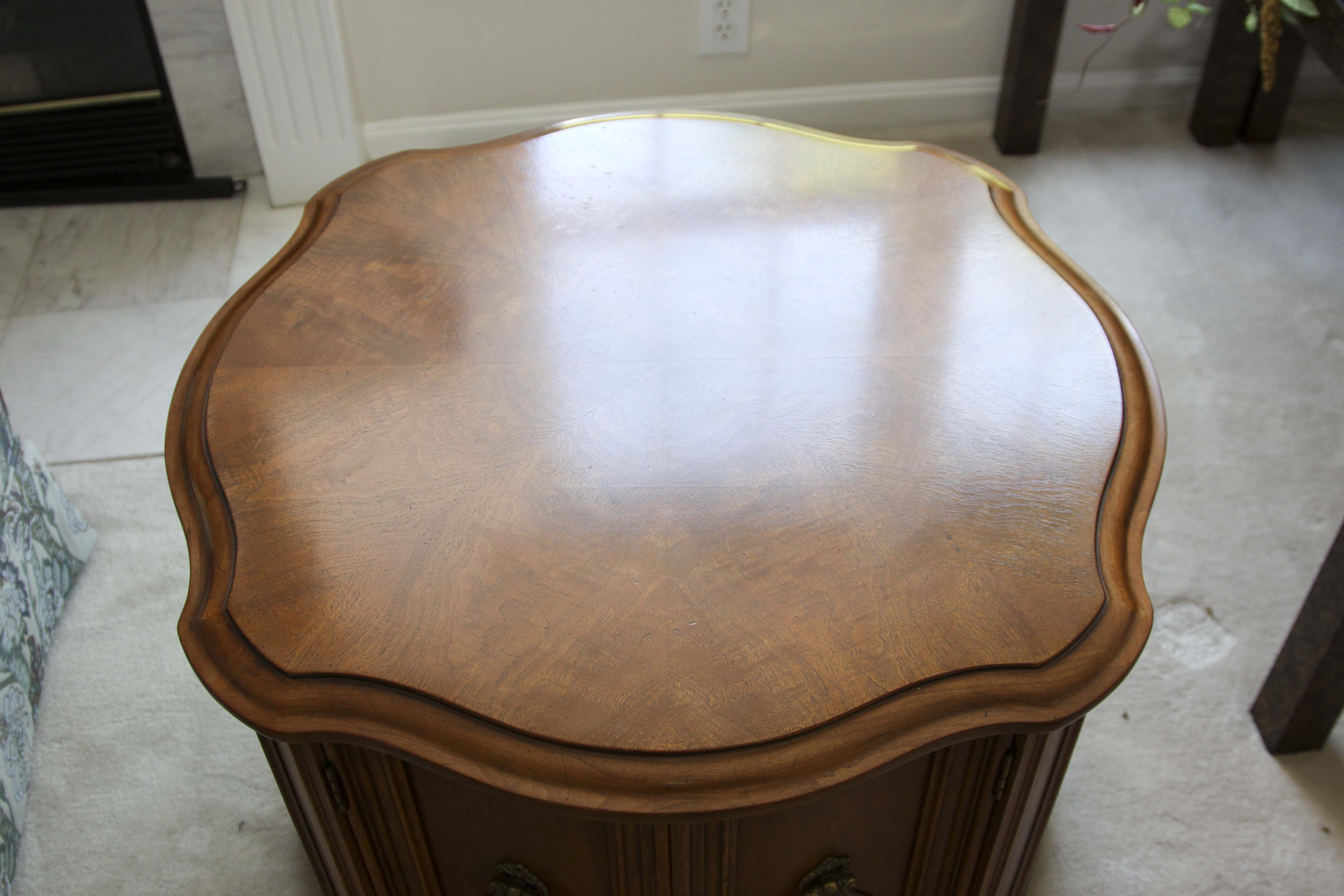 Wooden Cabinet Side Table