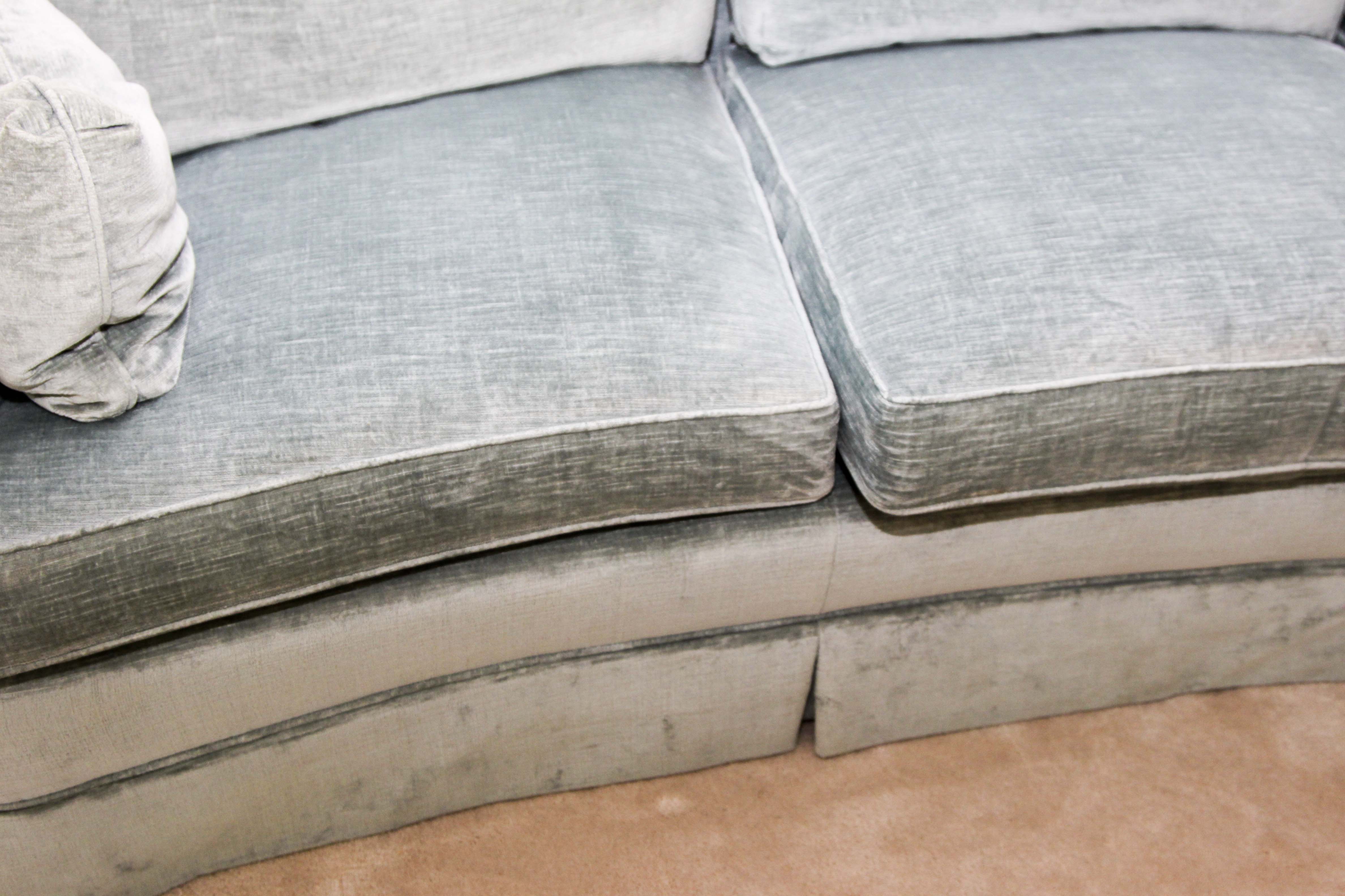 Vintage Mid-Century Curved Sofa by Henredon