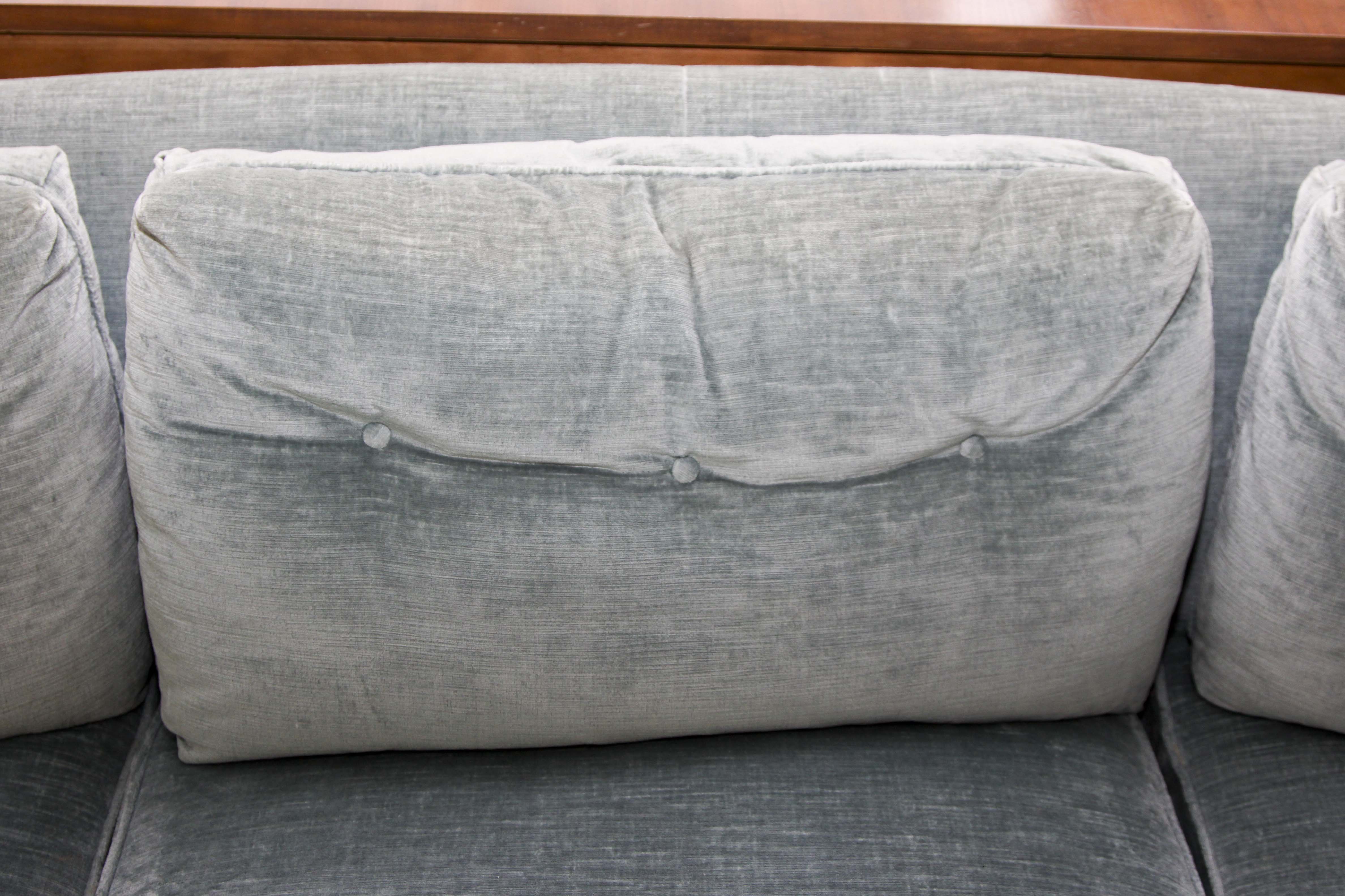 Vintage Mid-Century Curved Sofa by Henredon