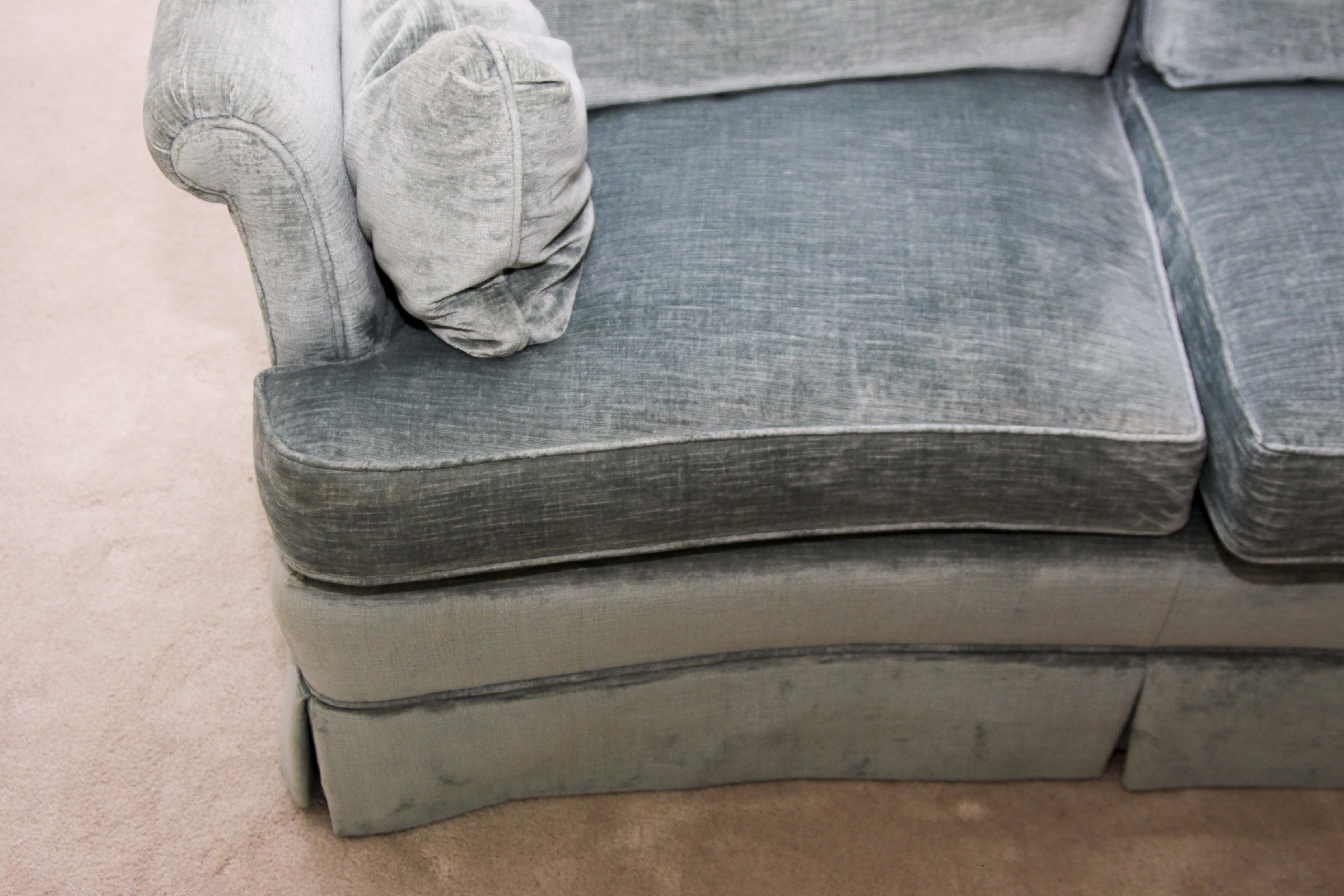 Vintage Mid-Century Curved Sofa by Henredon