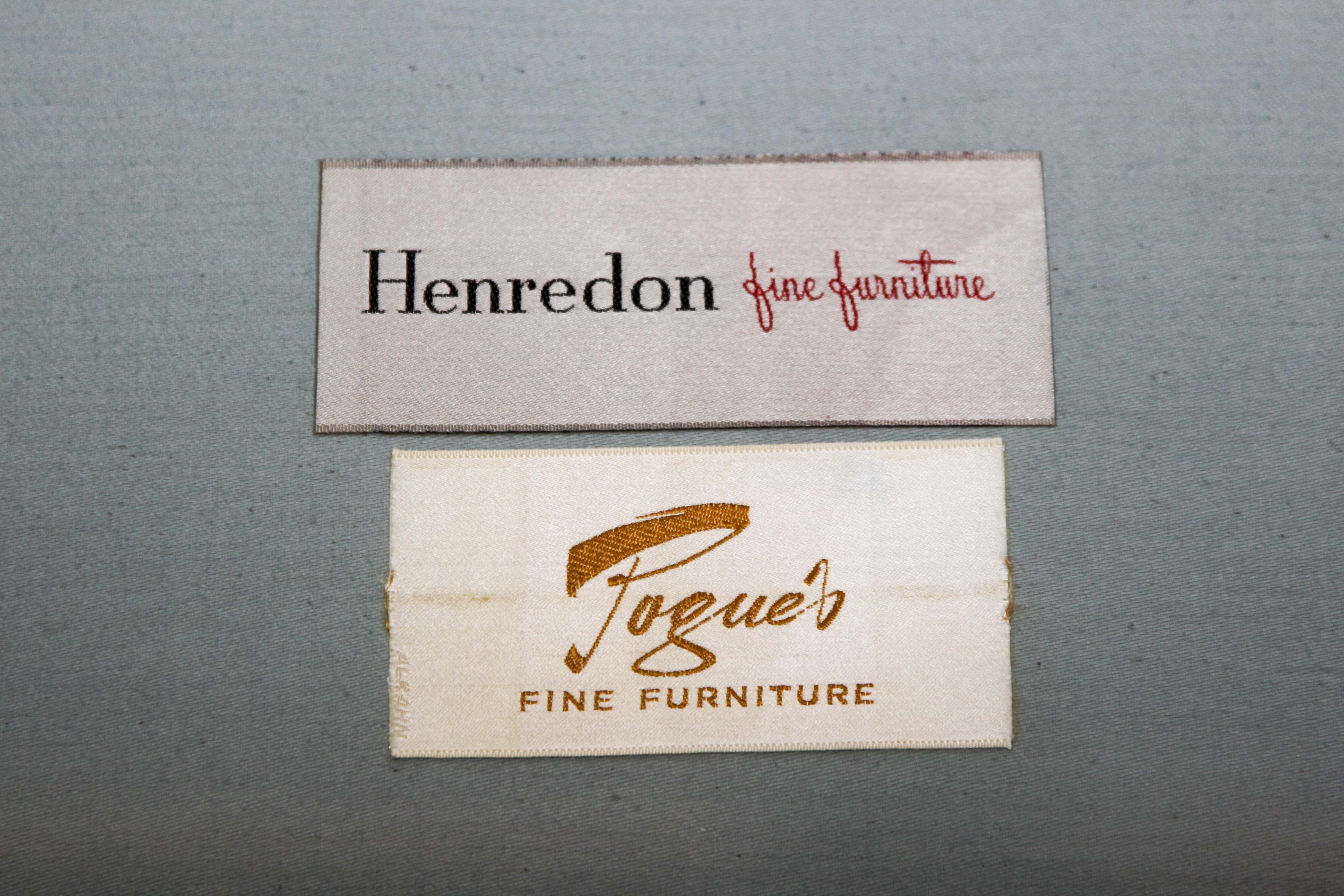 Vintage Mid-Century Curved Sofa by Henredon