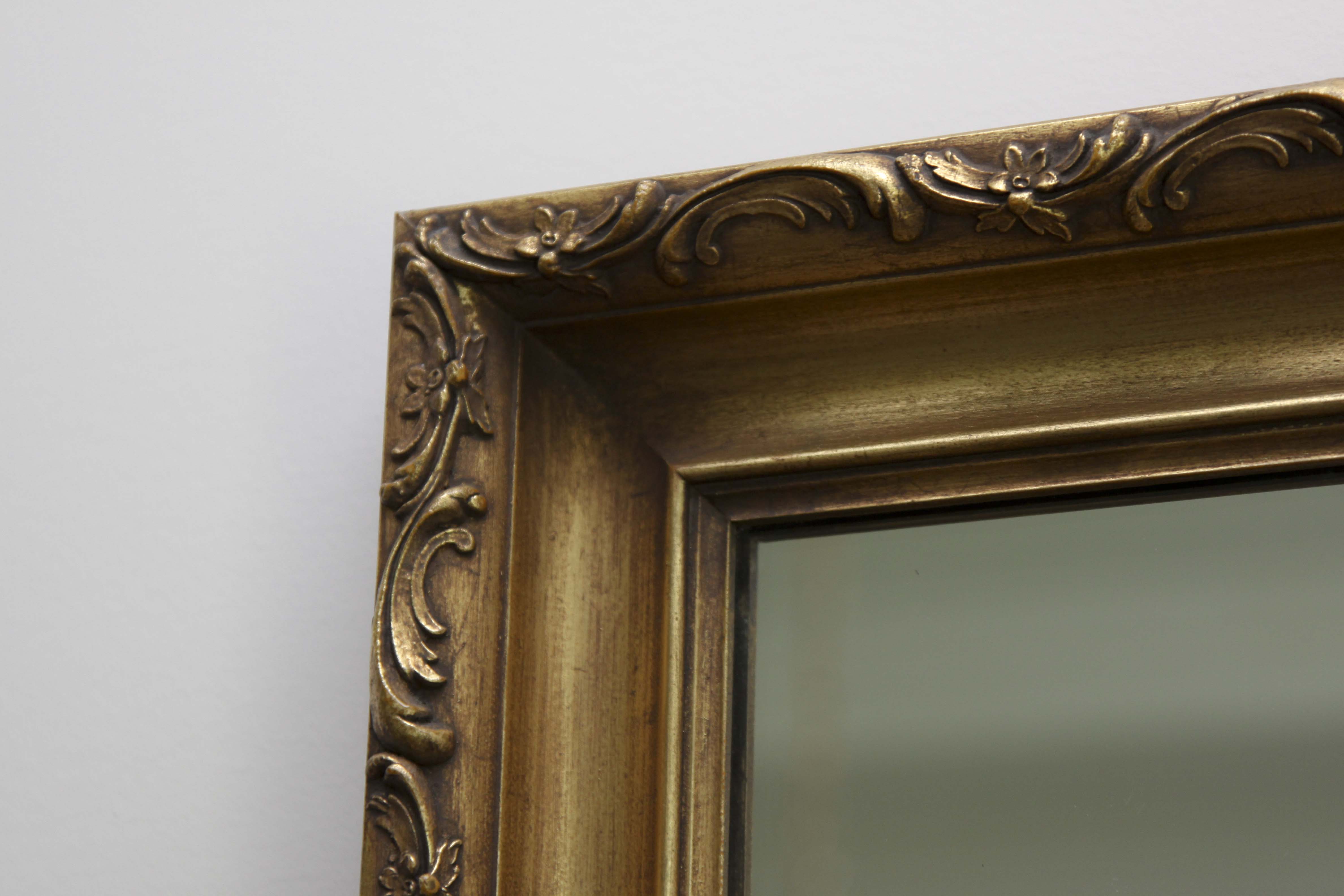 Gold Framed Ornate Mirror