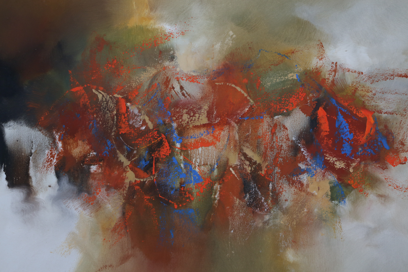 Original Signed Acrylic Painting On Canvas