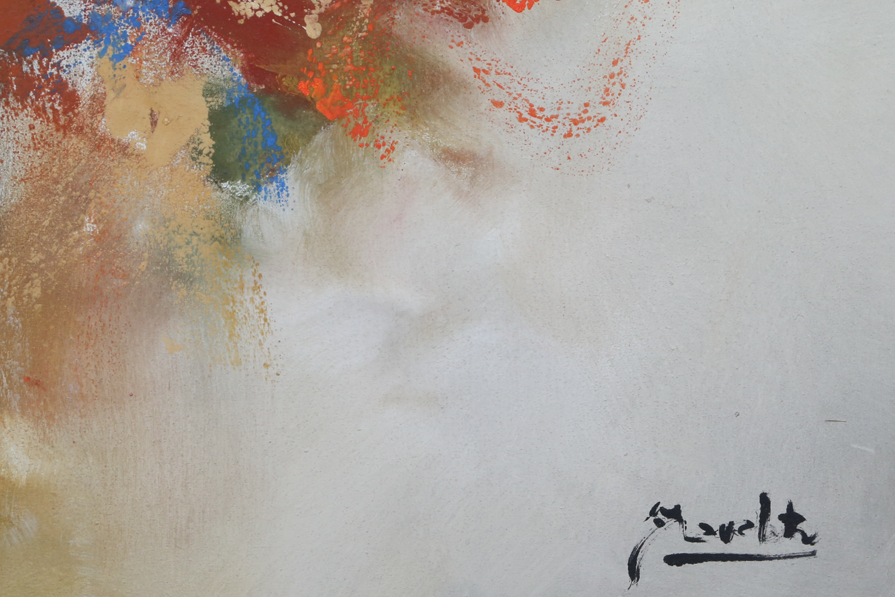 Original Signed Acrylic Painting On Canvas