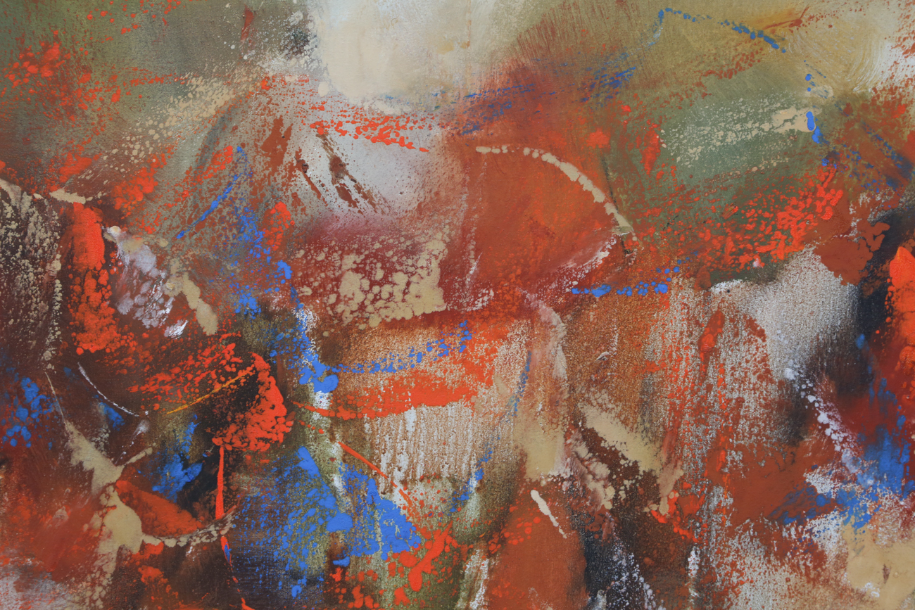 Original Signed Acrylic Painting On Canvas